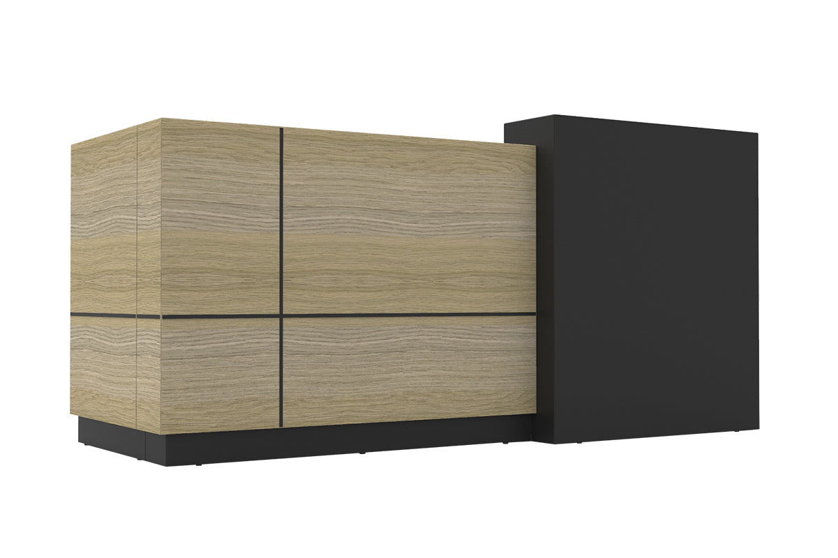 Modern Reception Counter with Sleek Design - Perfect for Office Lobbies, Hotel Front Desks & Business Entrances | Durable & Stylish Workspace Solution
