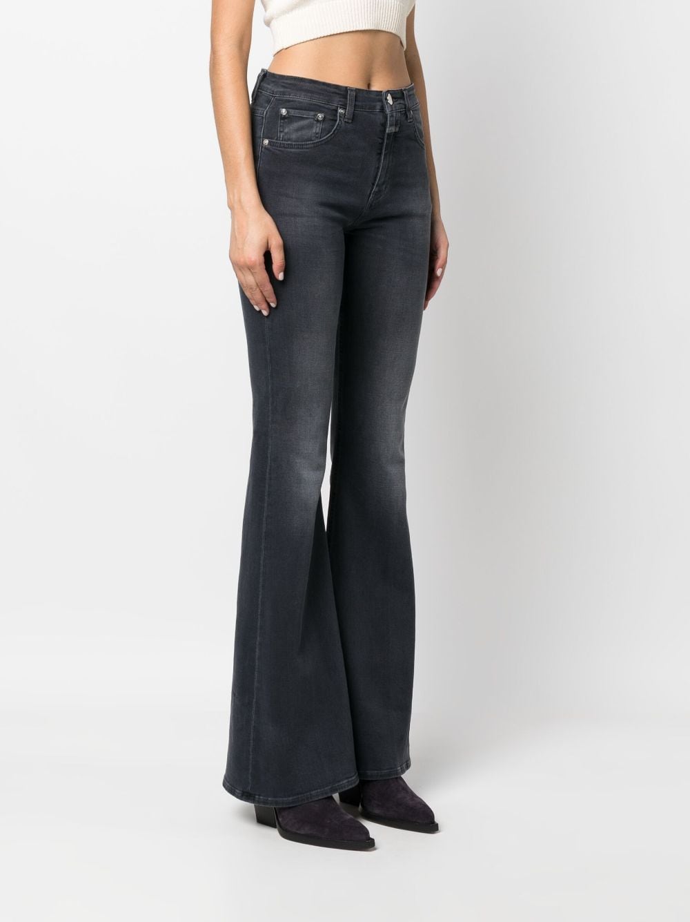 Stylish Grey Closed Jeans for Women - High Waist Slim Fit Denim Pants for Casual Wear & Everyday Outfits