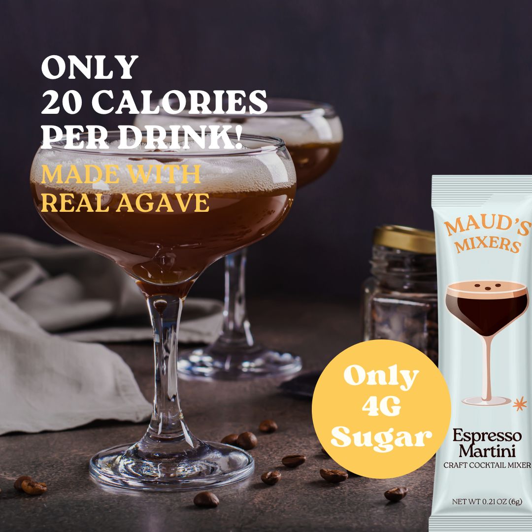 Premium Espresso Martini Mix by Maud's Mixers - Craft Cocktail Kit for Home Bartenders & Entertaining | Perfect for Parties, Date Nights & Holiday Gatherings