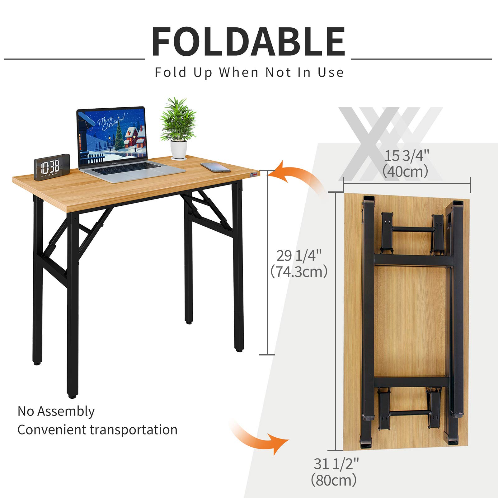 Foldable Computer Desk 31.5