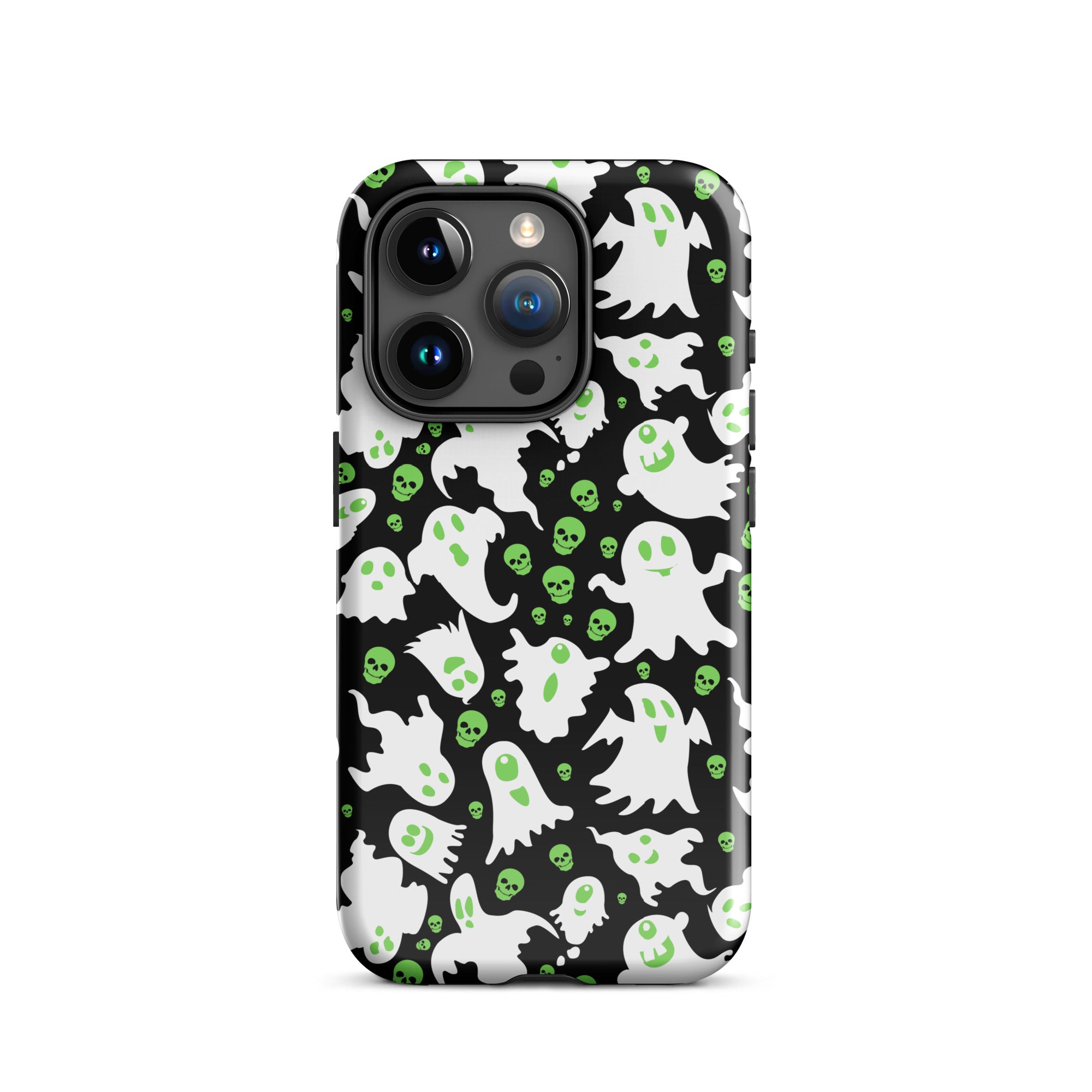 Premium Spooky Specter iPhone Case - Durable & Stylish Ghost Design for iPhone 14/13/12/11 Pro Max - Perfect for Halloween, Cosplay & Themed Parties