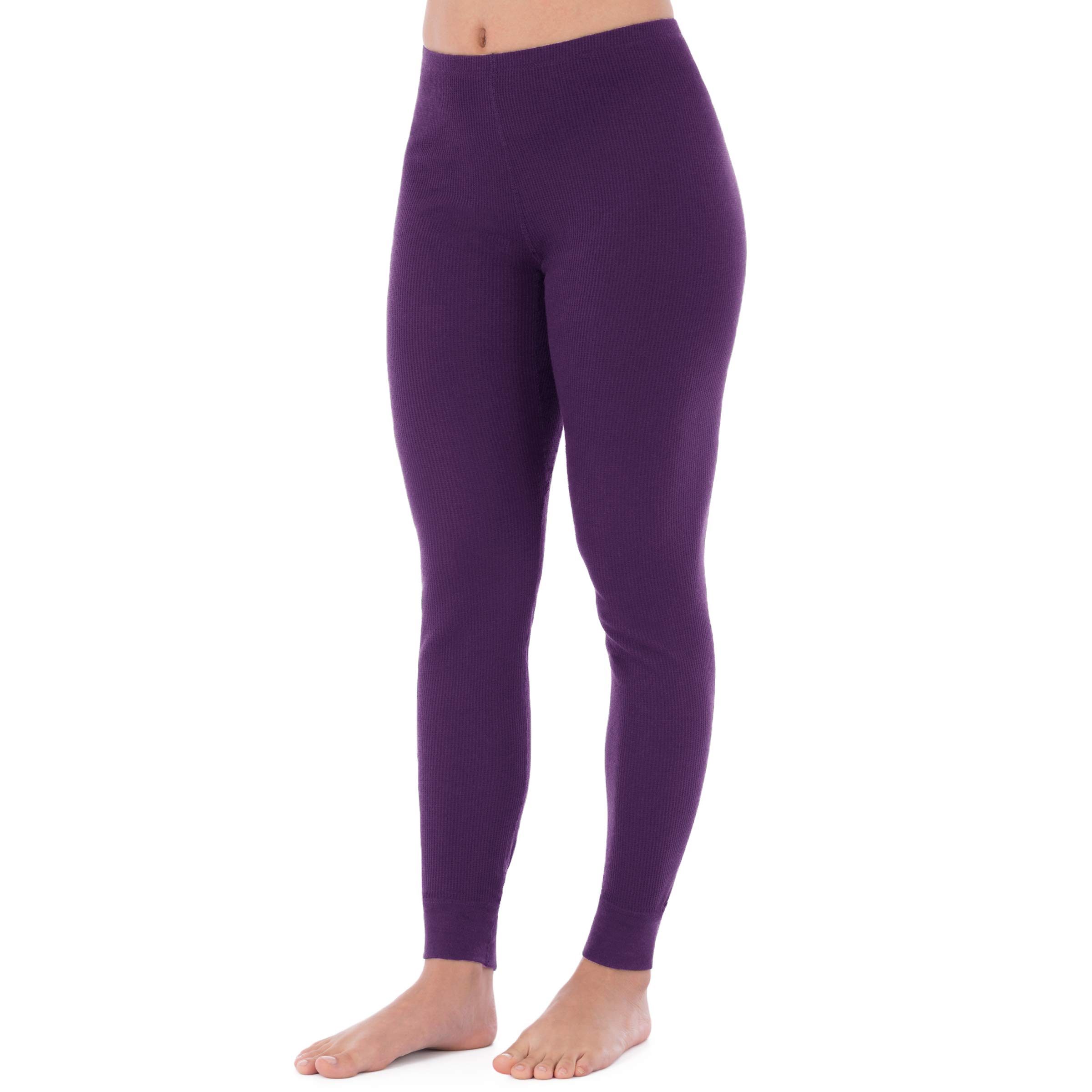 Fruit of the Loom Women's Micro Waffle Thermal Underwear Set - Soft & Warm Winter Base Layer for Cold Weather, Lounge & Sleepwear