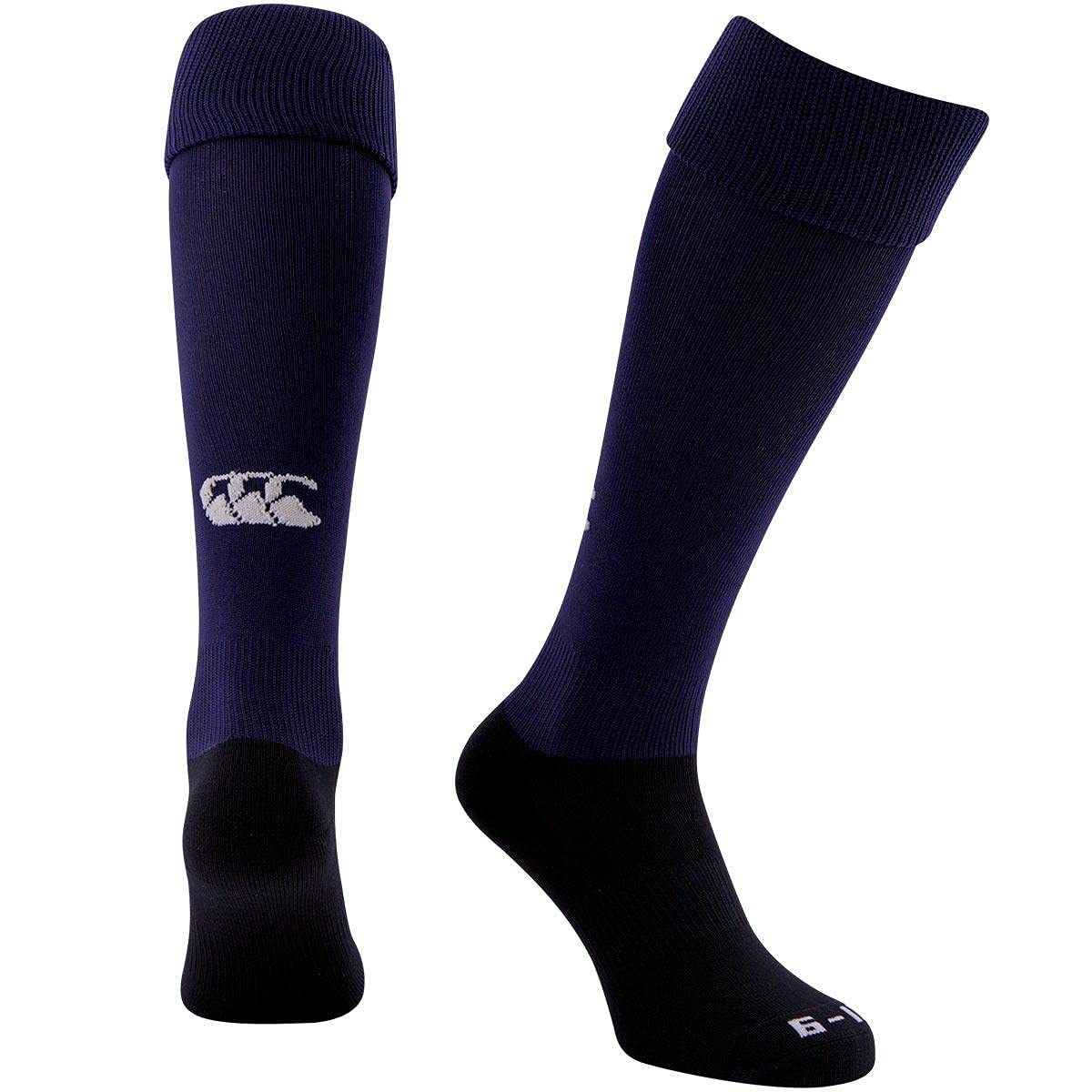 Canterbury Men's Rugby Socks - Breathable Performance Sports Socks for Rugby Players (Medium, Red) - Perfect for Training, Matches & Active Wear