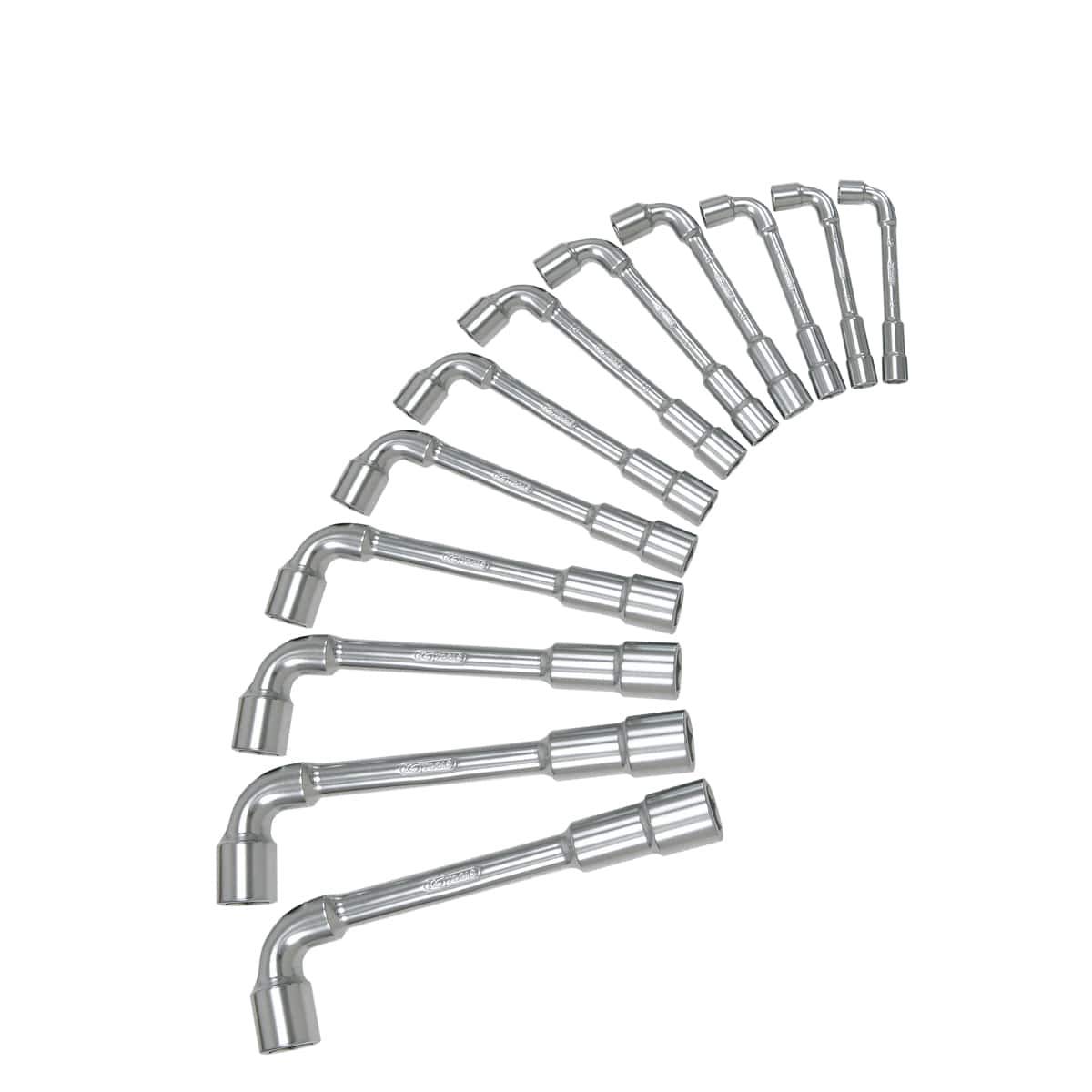 KS Tools 517.0442 12-Piece Metric Hex Key Wrench Set - Premium Hexagon Allen Keys (10-Pack Box) - Perfect for Automotive, Bicycle & Home DIY Repairs