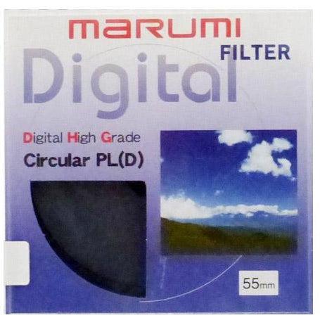 Marumi DHG Circular Polarizing Filter 55mm - Reduce Glare & Enhance Colors for DSLR and Mirrorless Cameras - Perfect for Landscape, Travel, and Outdoor Photography