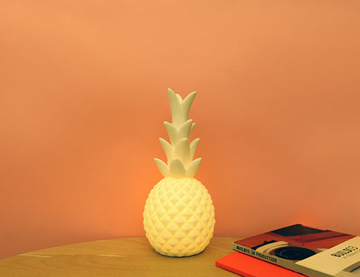 Pineapple LED Night Light - Dimmable USB-Powered Decorative Lamp for Bedroom, Nursery, Kids Room & Home Decor - Perfect for Nighttime Reading, Relaxation & Creating a Cozy Ambiance