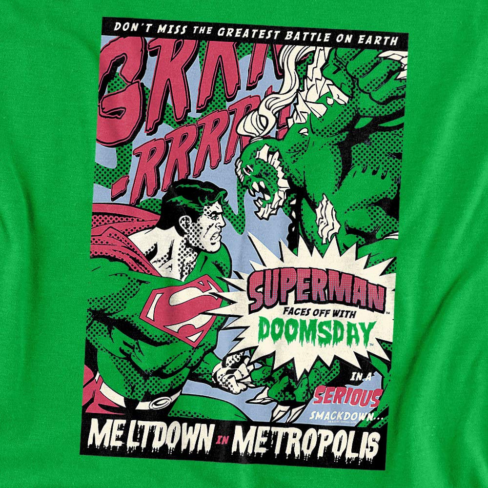 Superman Meltdown Graphic T-Shirt for Men & Women | Unisex Cotton Tee for Casual Wear & Superhero Fans