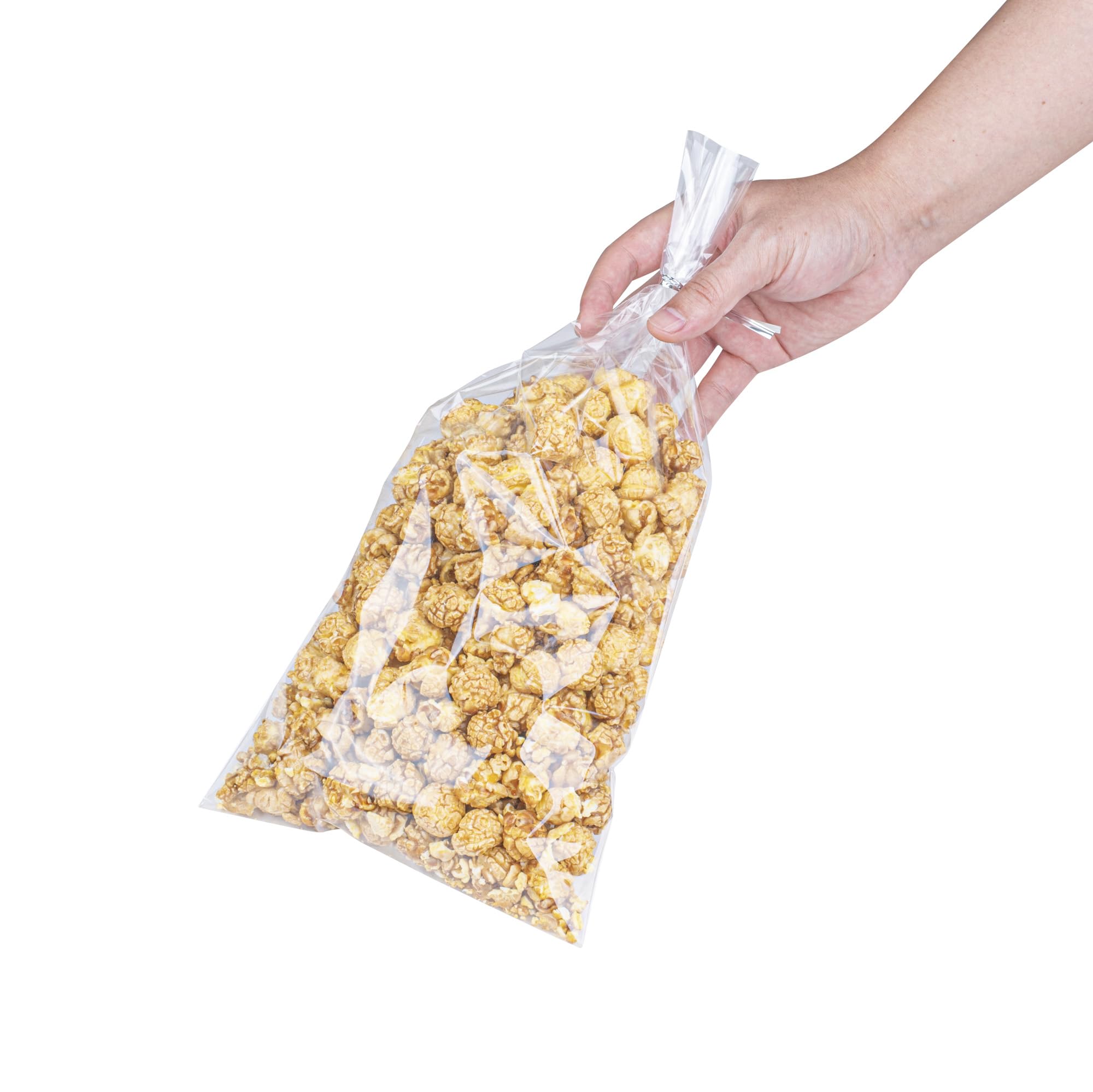 Restaurantware 14x7 Inch Heat Seal Bags - 100 Pack Clear Resealable Plastic Pouches for Snacks, Meals & Food Storage | Recyclable, No Flap Design | Perfect for Restaurants, Catering & Home Meal Prep