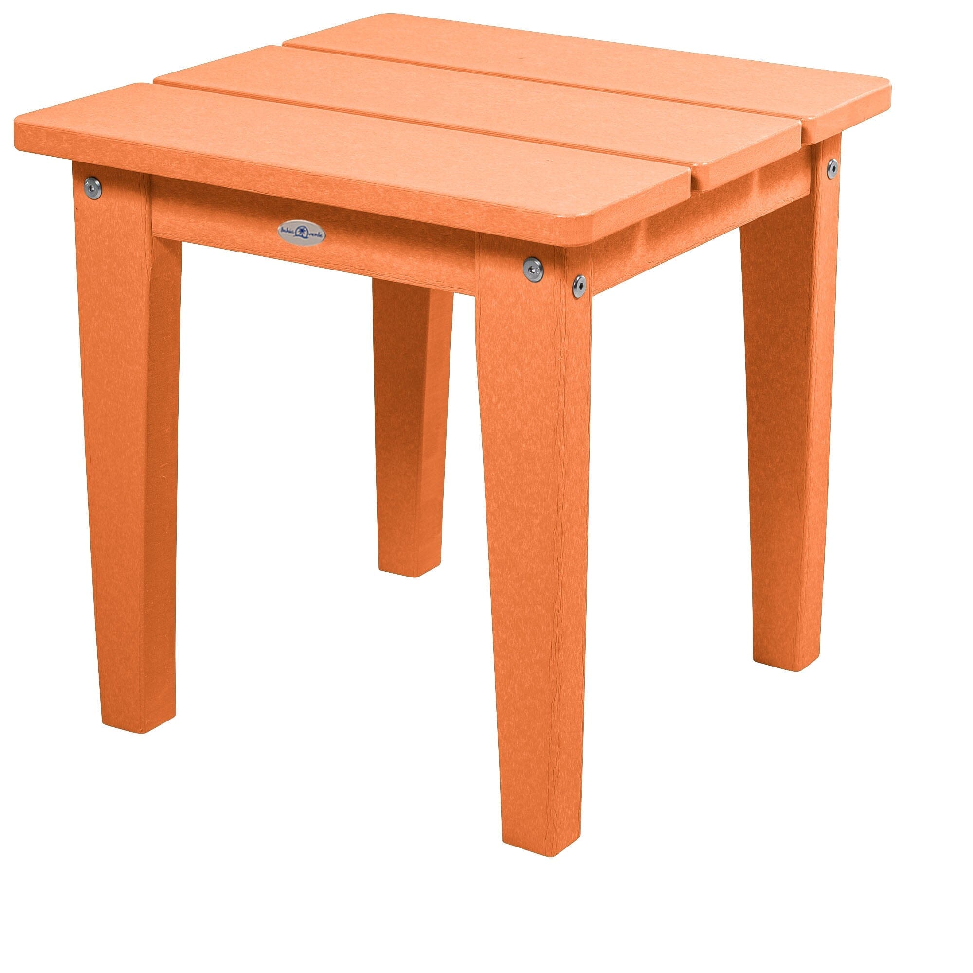 Adirondack Side Table - Outdoor Patio Furniture, Waterproof & Durable Small End Table for Garden, Deck, Poolside - Perfect for Drinks, Books & Decor
