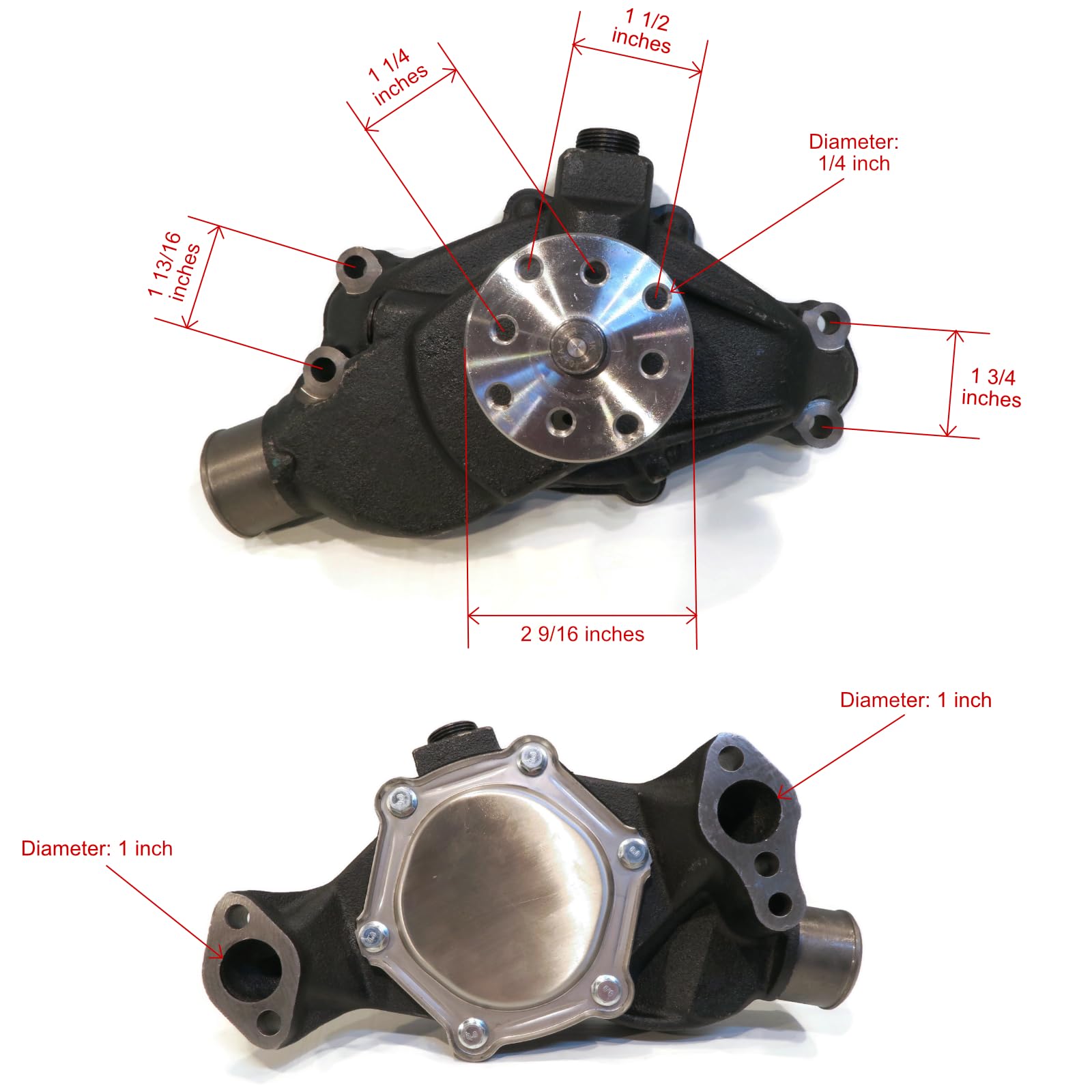 Volvo Penta Marine Water Pump Replacement for 1986 AQ231A 229HP, AQ271D 275HP, AQ311A 307HP Boat Engines - Perfect for Saltwater & Freshwater Boating, Fishing & Water Sports