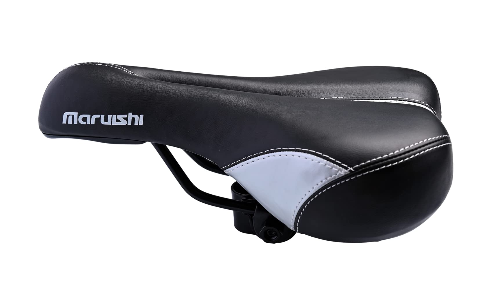 Comfortable Bike Seat for Men & Women - Wide Bicycle Saddle for Mountain, Road & Cruiser Bikes - Exercise Bike Seat Replacement - Perfect for Commuting, Cycling & Outdoor Adventures