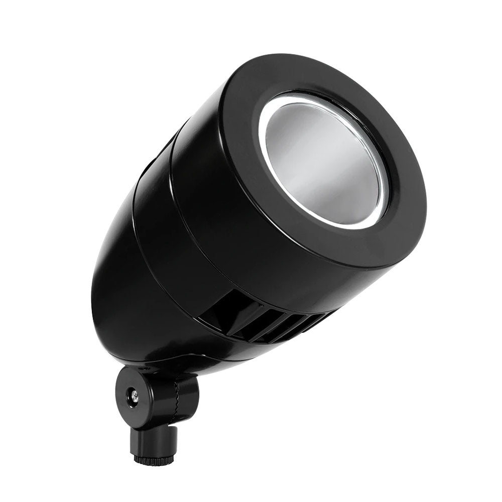 120V LED Bullet Spot Light - 5100K Cool White, Black Outdoor Landscape Lighting for Garden, Pathway, and Architectural Accent