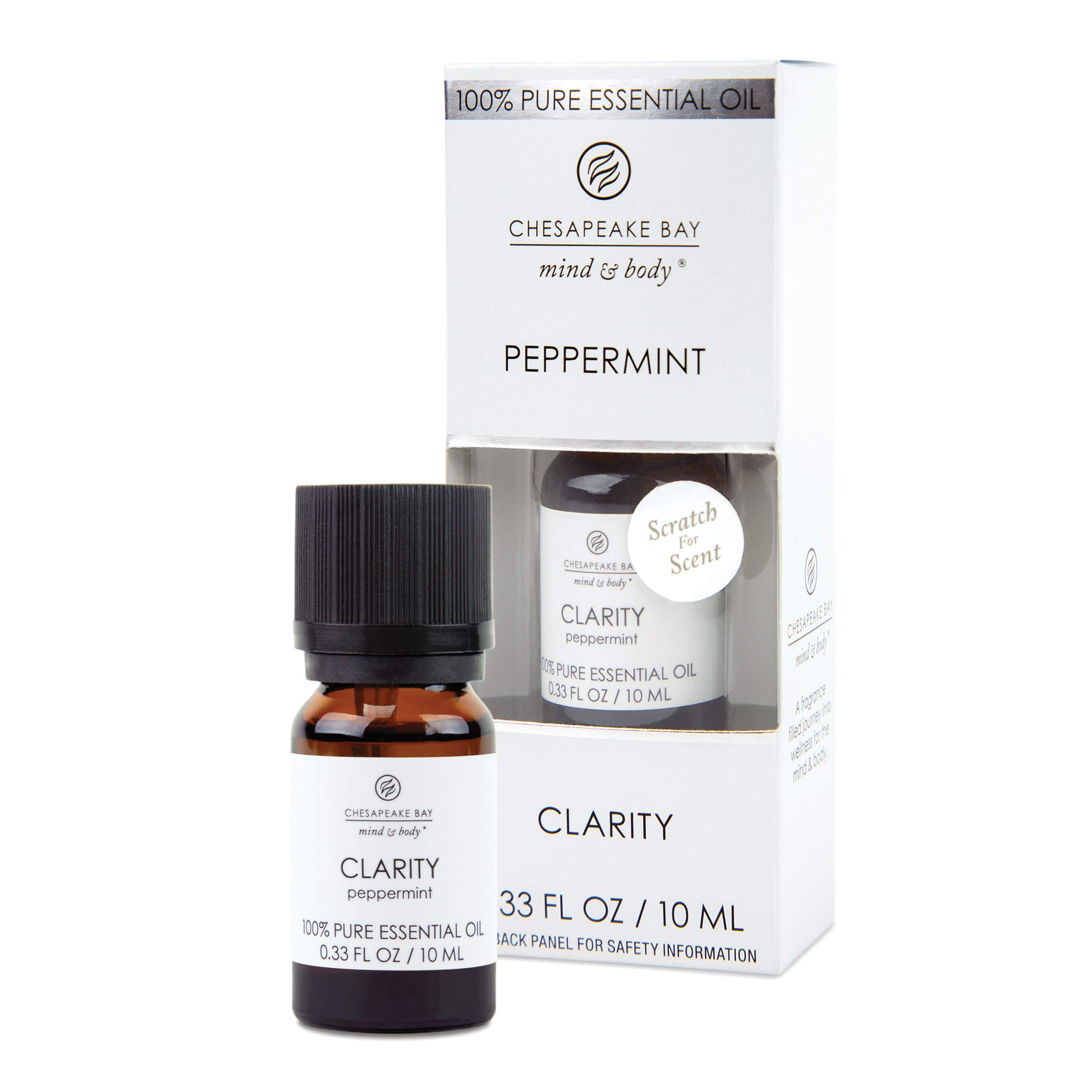 Chesapeake Bay Candle Clarity Mind & Body Essential Oil - Aromatherapy for Relaxation, Meditation & Stress Relief | Home Spa & Yoga Essential