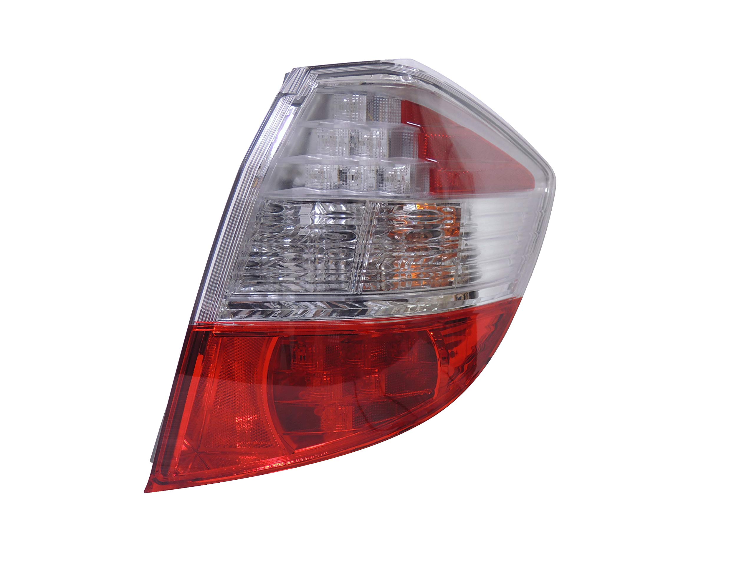 Depo 09-13 Honda Fit LED Performance Tail Lights - Clear/Red Pair - Perfect for Night Driving & Car Customization