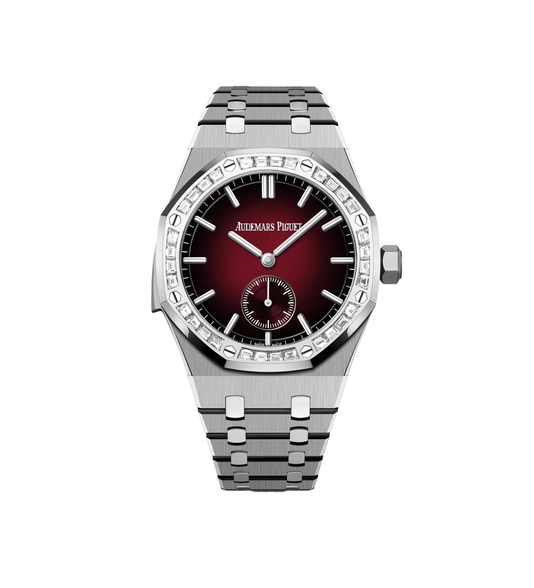 Audemars Piguet Royal Oak 26591IP.OO.1252IP.01 Minute Repeater Supersonnerie Watch with Diamond Bezel - Luxury Swiss Timepiece for Men, Perfect for Gala Events & Executive Meetings