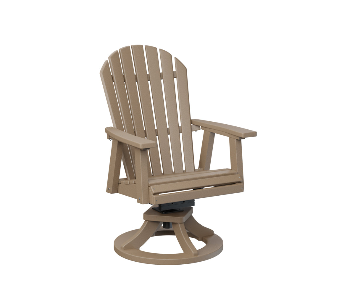 Berlin Gardens Comfo Back Swivel Rocker Dining Chair - Ergonomic Outdoor Patio Furniture for Relaxing & Dining - Perfect for Backyard, Garden, Poolside & Deck Use