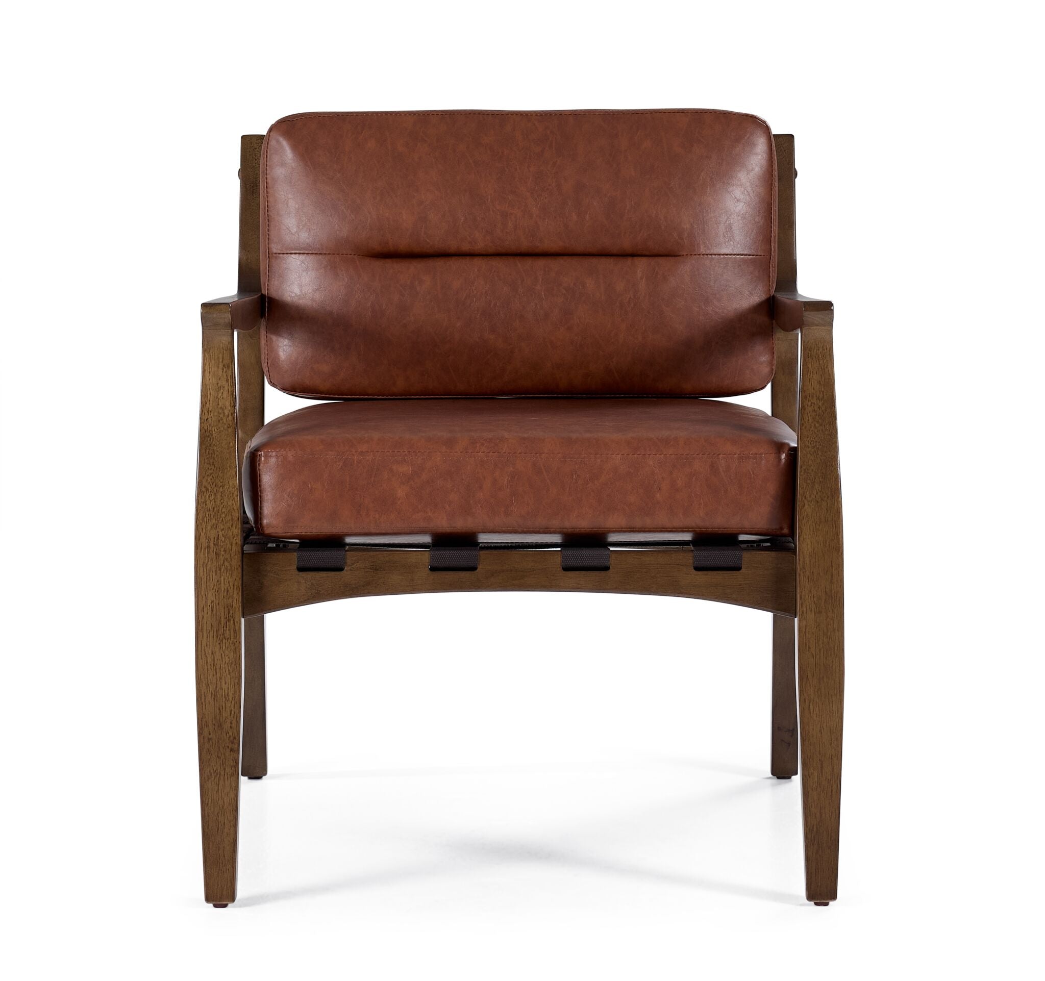 Clarke Accent Chair in Rich Brown - Stylish Living Room Seating for Home Decor & Cozy Reading Nook