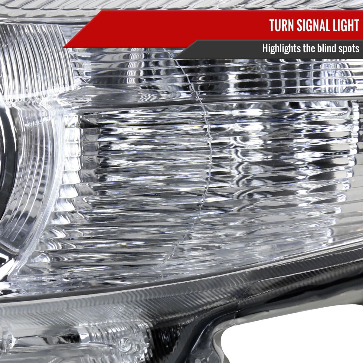 Toyota Camry 10-11 Clear Lens Projector Headlights - High Performance LED Headlight Assembly Kit for Improved Night Visibility | Perfect for Daily Commuting & Road Trips