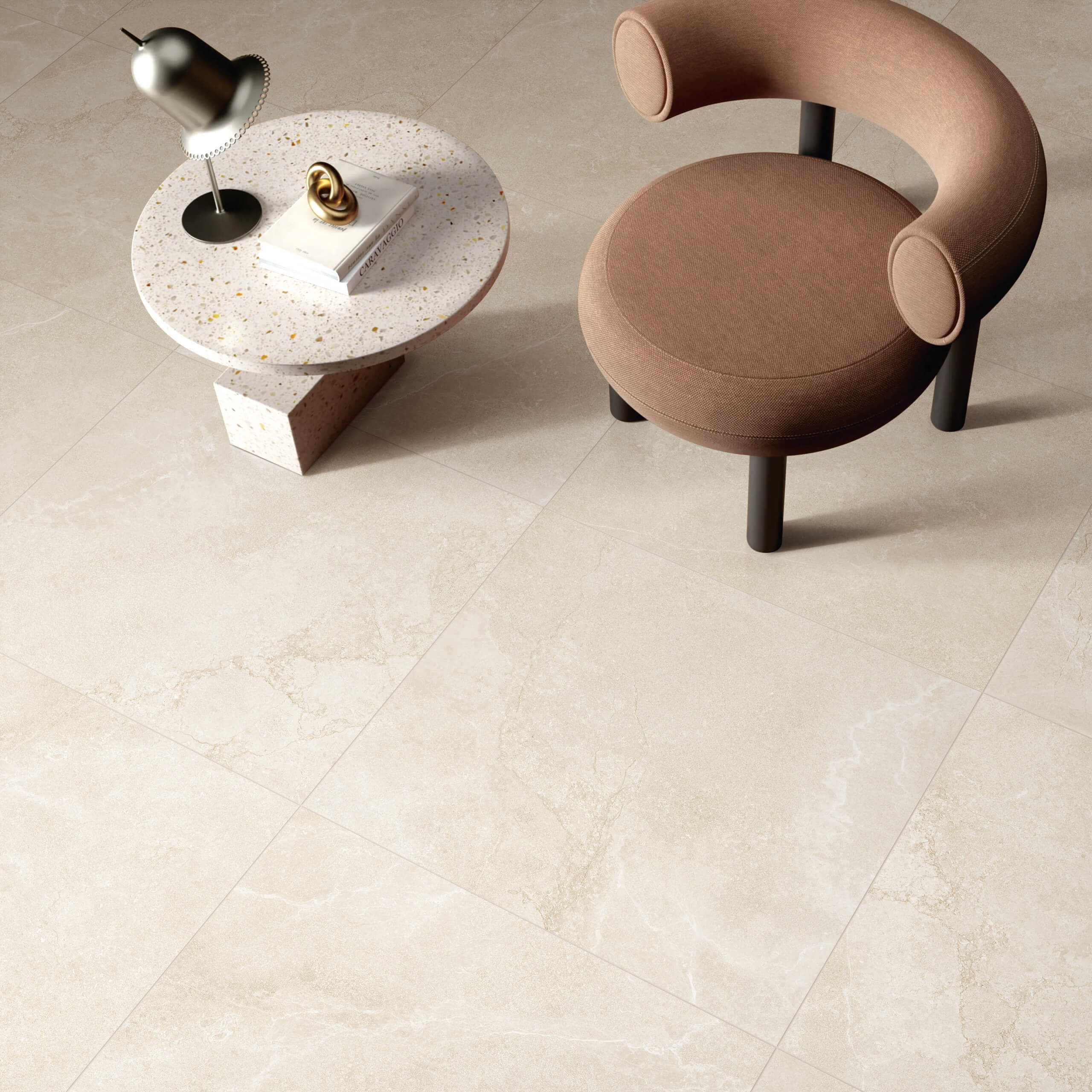 Hamilton 1200x600 Surface Tec Champagne - Premium Large Format Porcelain Tile for Modern Floors & Walls | Perfect for Living Room, Kitchen, Bathroom & Commercial Spaces