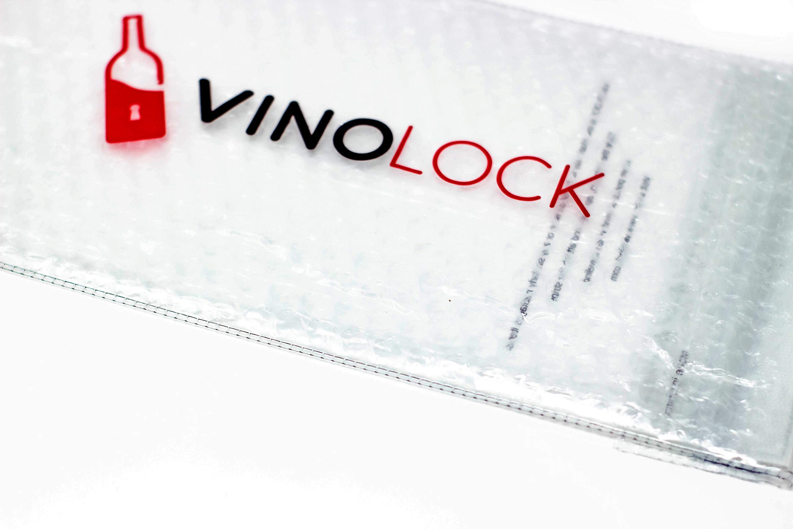 Vinolock Wine Protector Bags for Airline Travel - 6 Pack Set | Leak-Proof & Durable Wine Bottle Protectors | Perfect for Flying, Gifts & Wine Transport