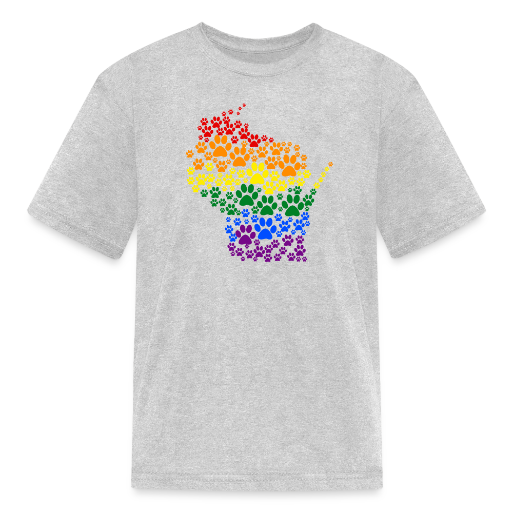 Pride Paws Kids' T-Shirt - Cute Animal Graphic Tee for Boys & Girls - Comfortable Cotton Shirt for Playdates, School & Family Outings