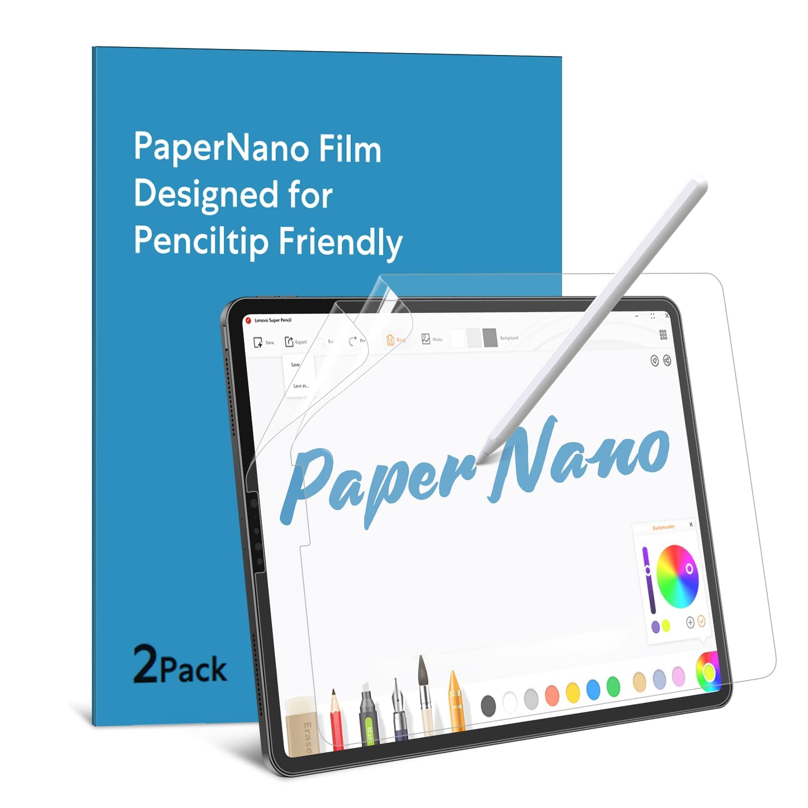 MOBDIK 2 Pack Paperfeel Screen Protector for iPad Pro 11 (2022/2021/2020/2018) & iPad Air 5th/4th Gen (10.9