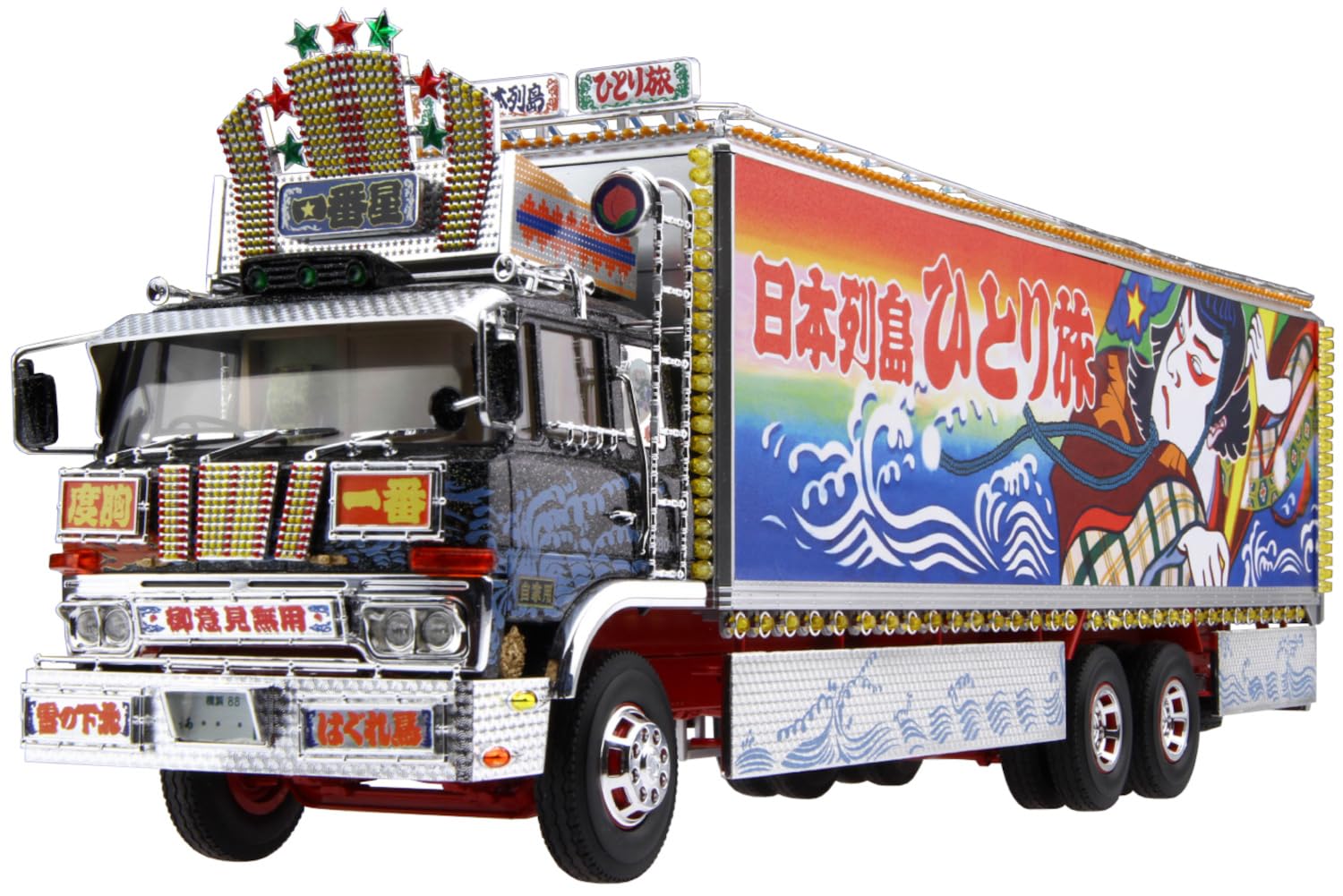 1:32 Scale Aoshima Truck Yarou Ichibanboshi Plastic Model Kit - Perfect for Collectors & Hobbyists, Great for Display & DIY Projects
