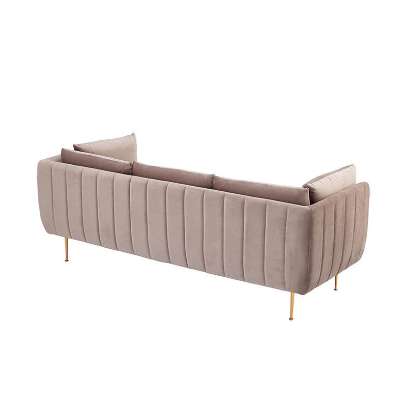 SUPRA 3-Seater Sofa in Burlywood - Modern Living Room Furniture for Comfortable Home & Office Seating