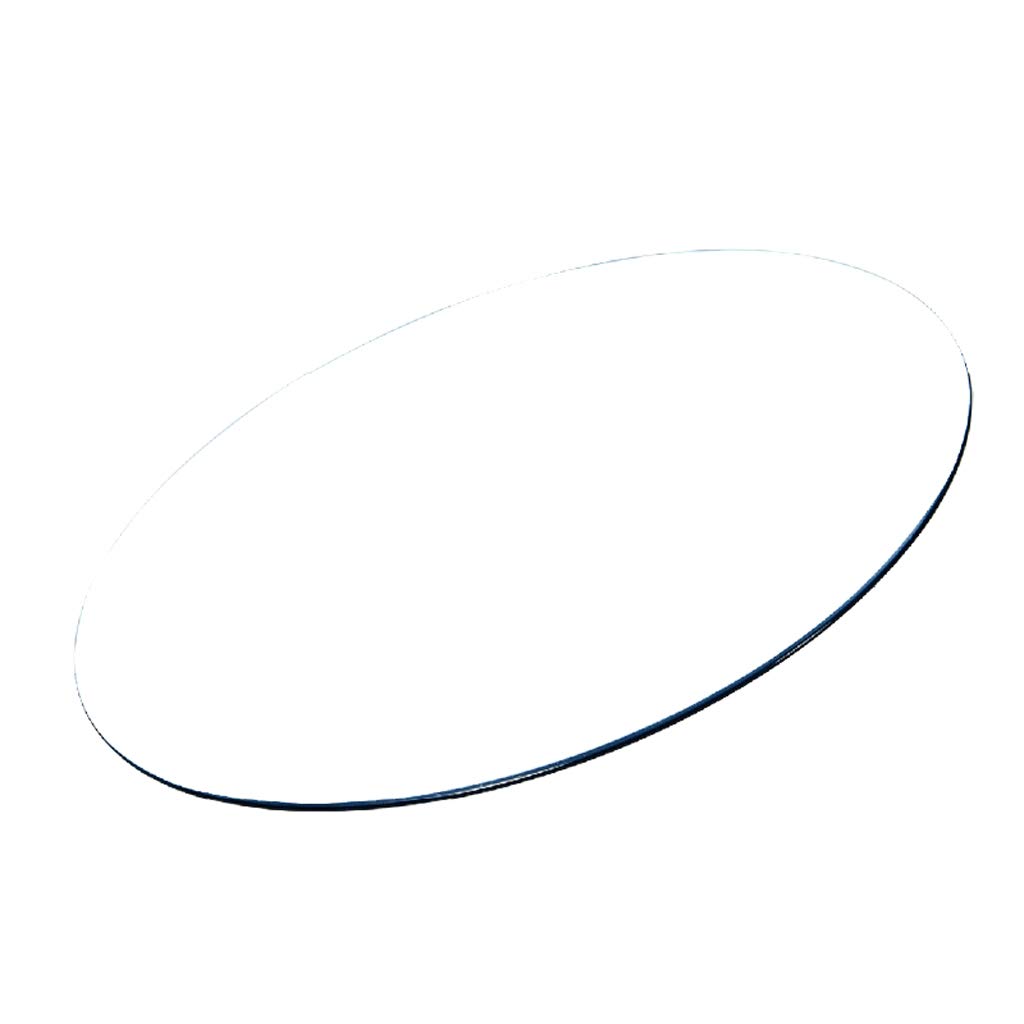 Tempered Round Glass Table Top - 36 Inch Clear Glass Dining Table Top & Coffee Table Desktop - Durable & Scratch-Resistant for Home, Office, and Restaurant Use