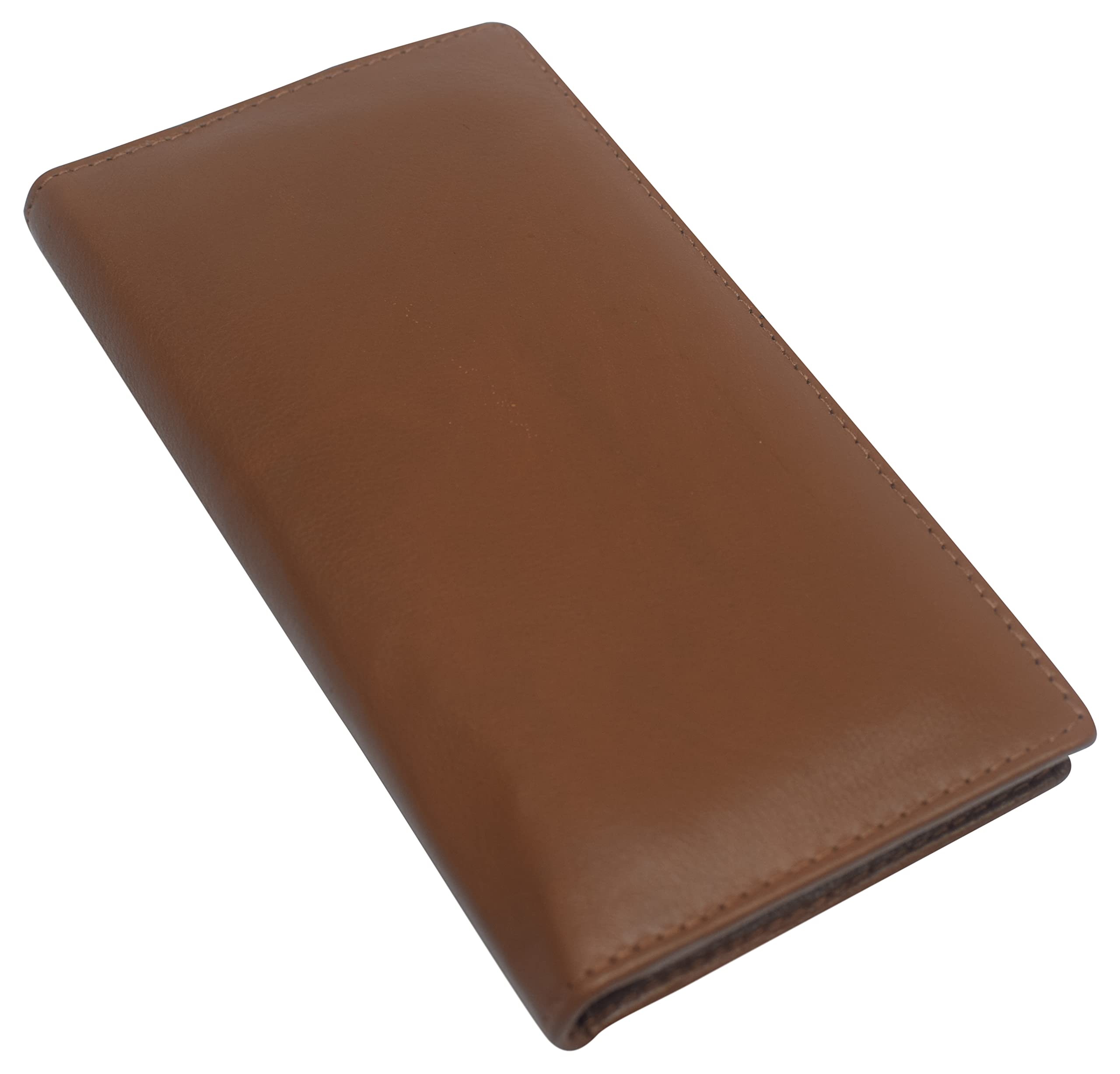 Premium MARSHAL Slim Leather ID & Credit Card Holder - RFID Blocking Wallet for Women & Men (Tan) - Perfect for Travel, Business & Everyday Use