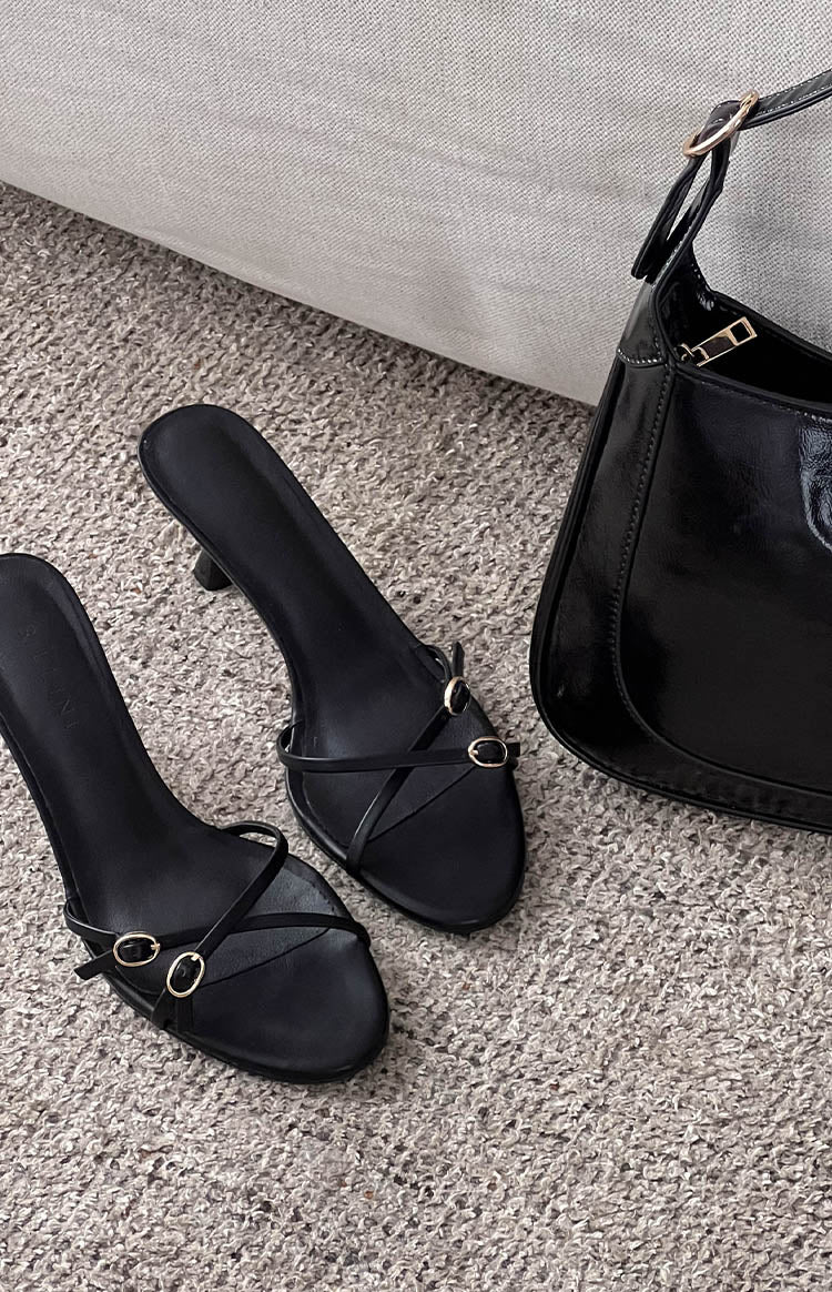 Billini Wyler Black Heels - Women's Stylish High Heel Pumps for Party, Wedding & Office Wear