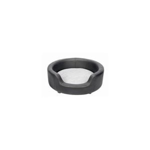 Premium Round Pet Bed for Dogs & Cats - Medium Size, Thick & Durable Orthopedic Foam - Cozy Contemporary Design for Indoor Use in Living Room or Bedroom