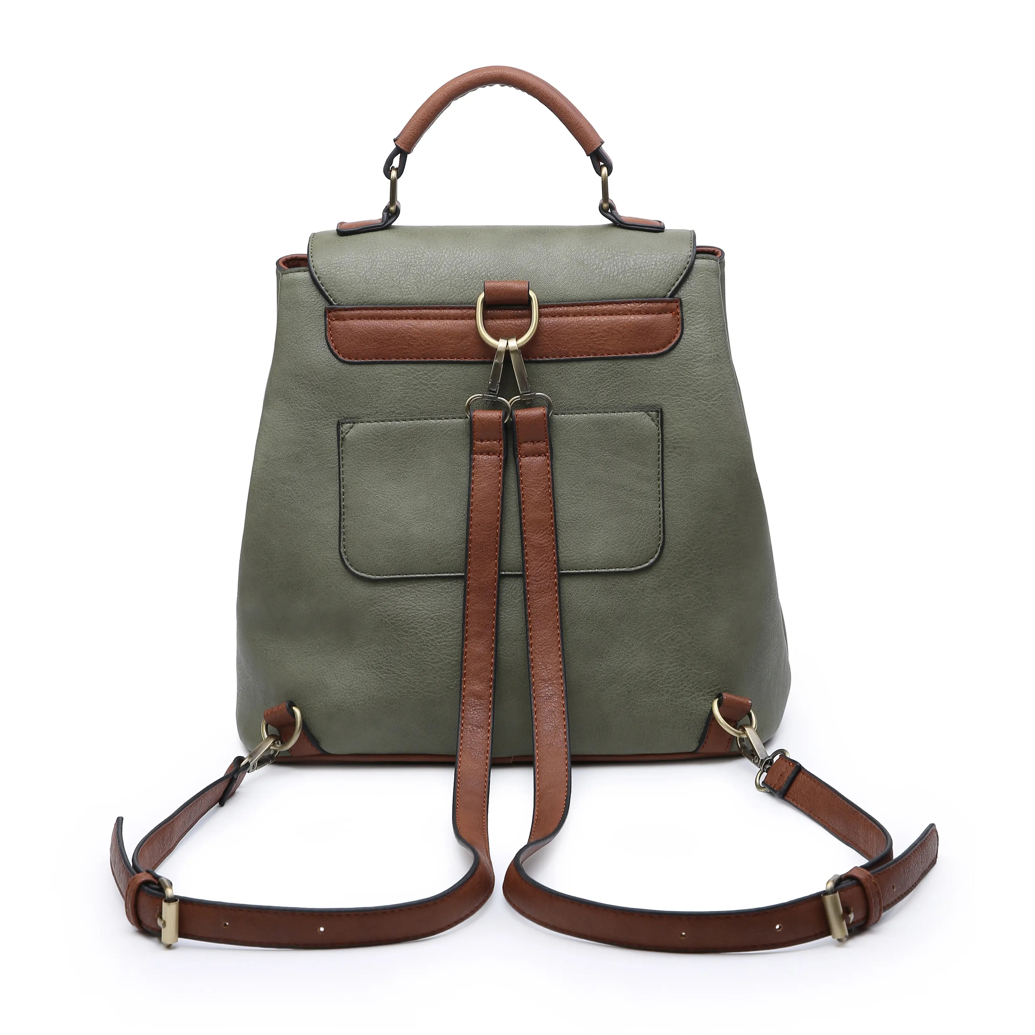 Brooks Vegan Convertible Backpack & Shoulder Bag - Lightweight Travel Backpack for Work, Gym & Outdoor Adventures