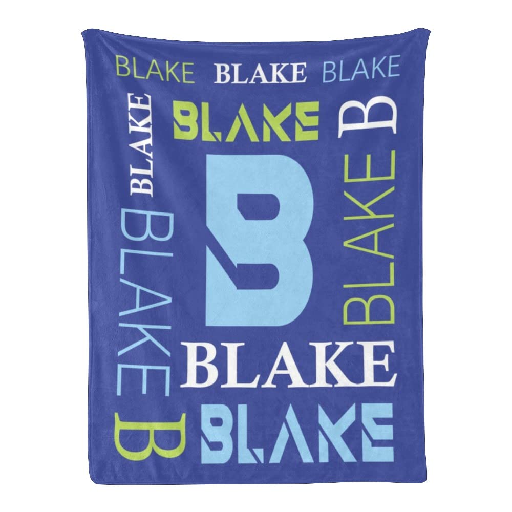 **Personalized Baby Blanket with Name - Custom Monogram Blanket for Boys & Girls, Soft Receiving Blanket with Contrast Color Design - Perfect for Baby Shower, Birthday & Newborn Gifts**    *(Use Cases: Ideal for baby showers, birthdays, christenings, nursery decor, or as a sentimental keepsake gift.)*