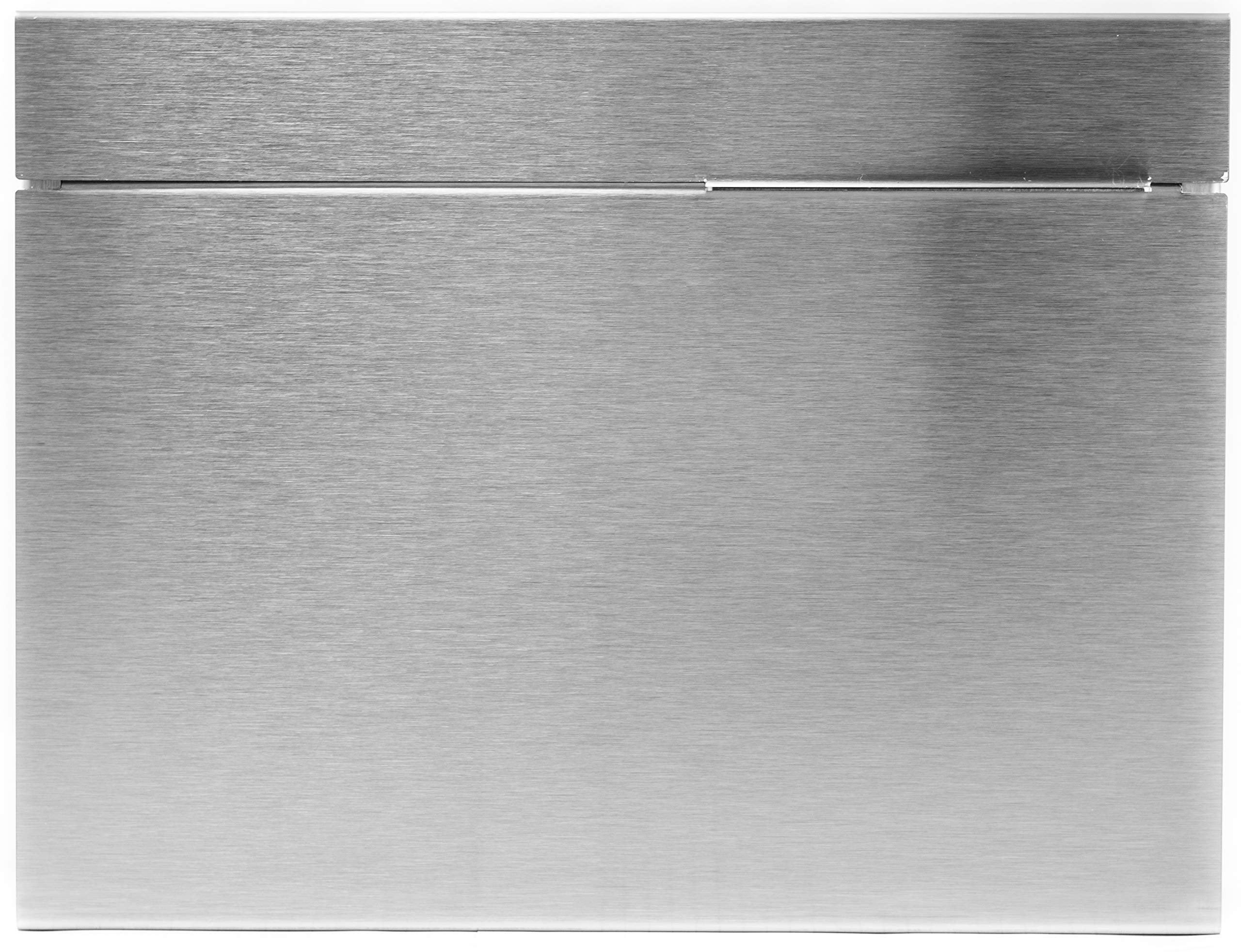 Vsons Modern Wall-Mount Mailbox - Brushed Stainless Steel, Contemporary Mailbox for Home & Office - Perfect for Apartments, Houses and Commercial Buildings