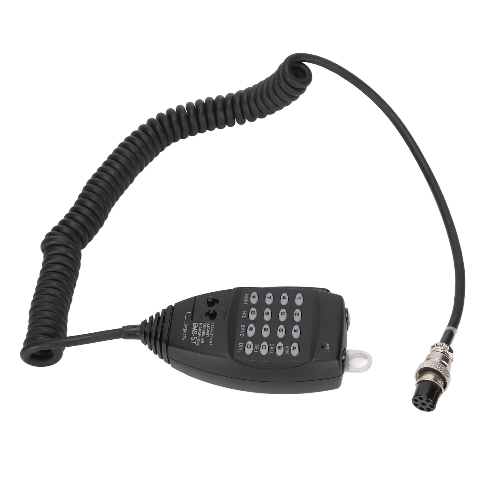 Heavy Duty Clip-On Shoulder Speaker Mic with Noise Reduction for DR-03 & DR-135 2-Way Radios - Ideal for Construction, Security, and Outdoor Communication