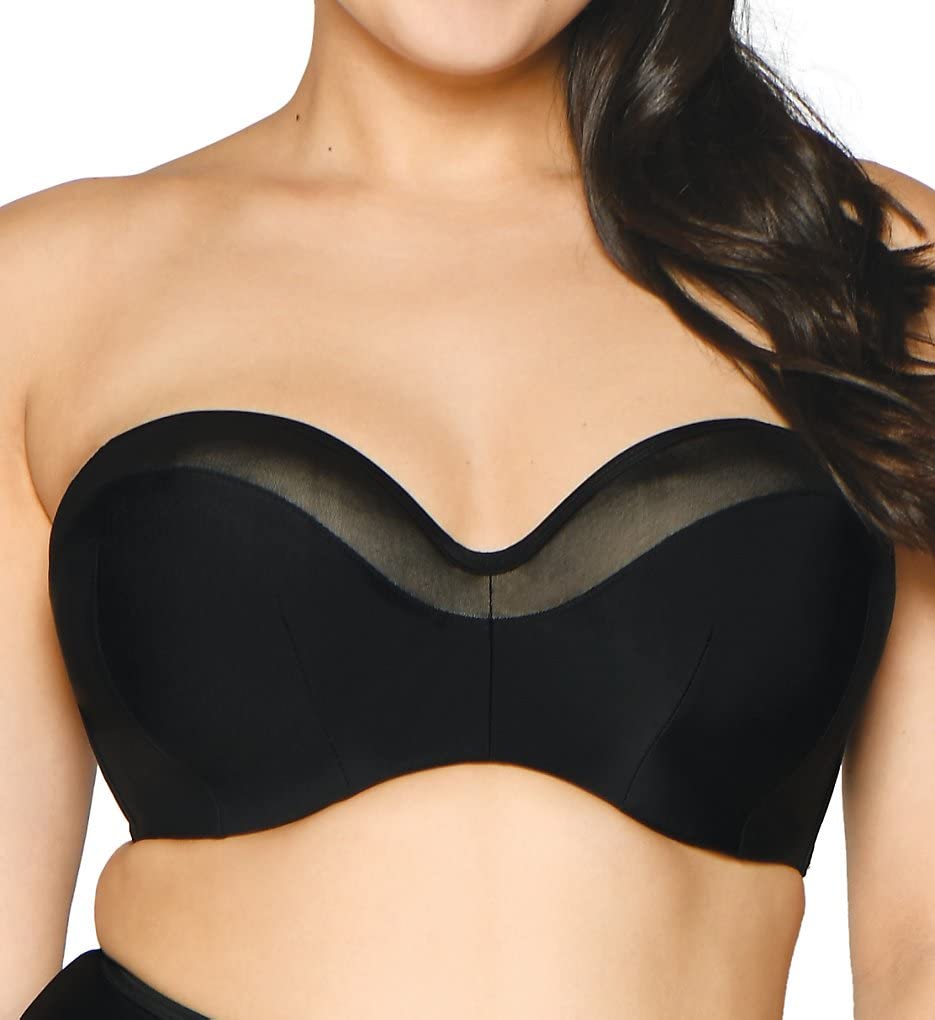 Curvy Kate Women's Sheer Class Bandeau Bikini Top - Comfortable & Stylish Swimwear for Beach, Pool & Summer Vacations
