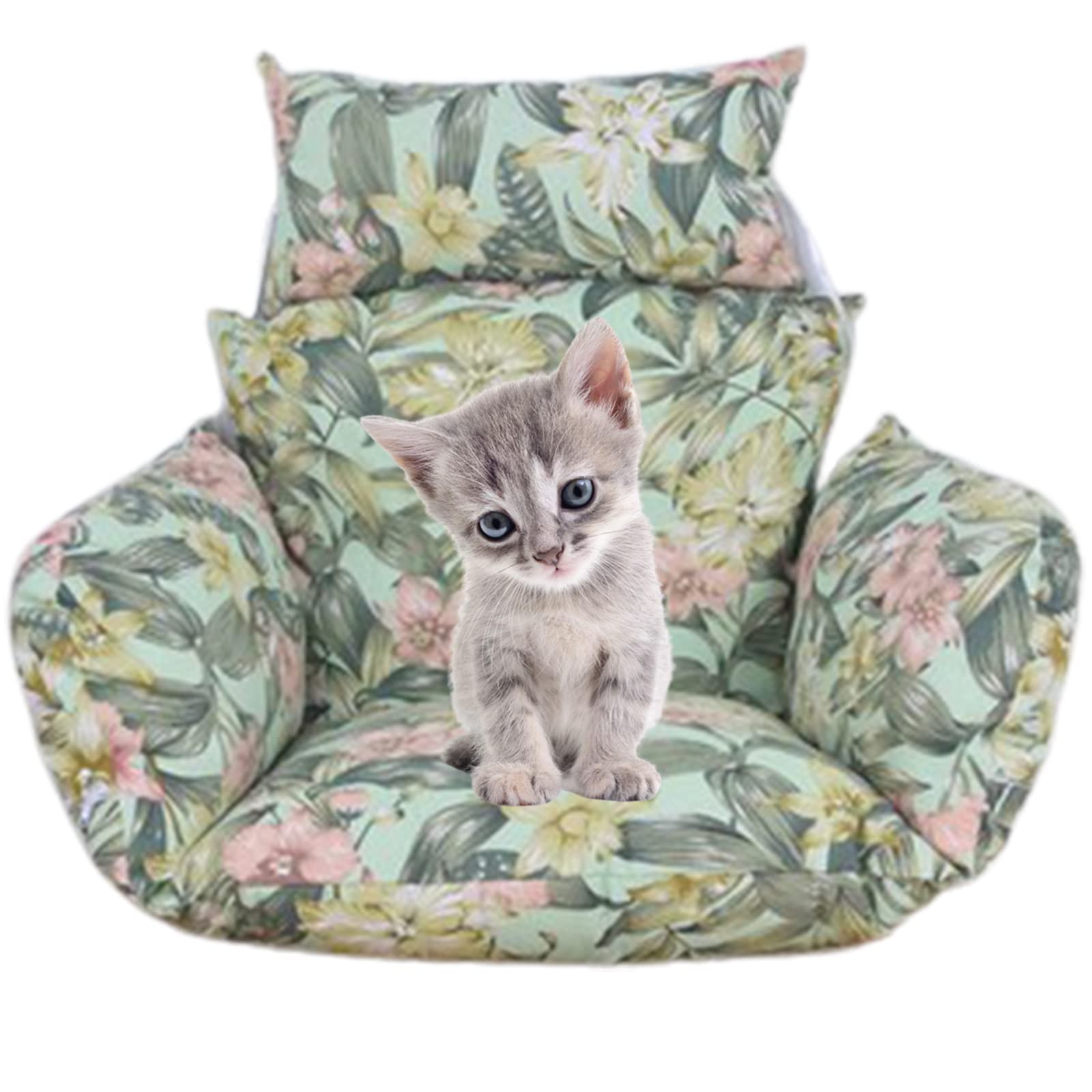 **Thickened Swing Hanging Basket Seat Cushion - Comfortable Egg Hammock Chair Pad for Patio, Garden, Balcony & Outdoor Relaxation**