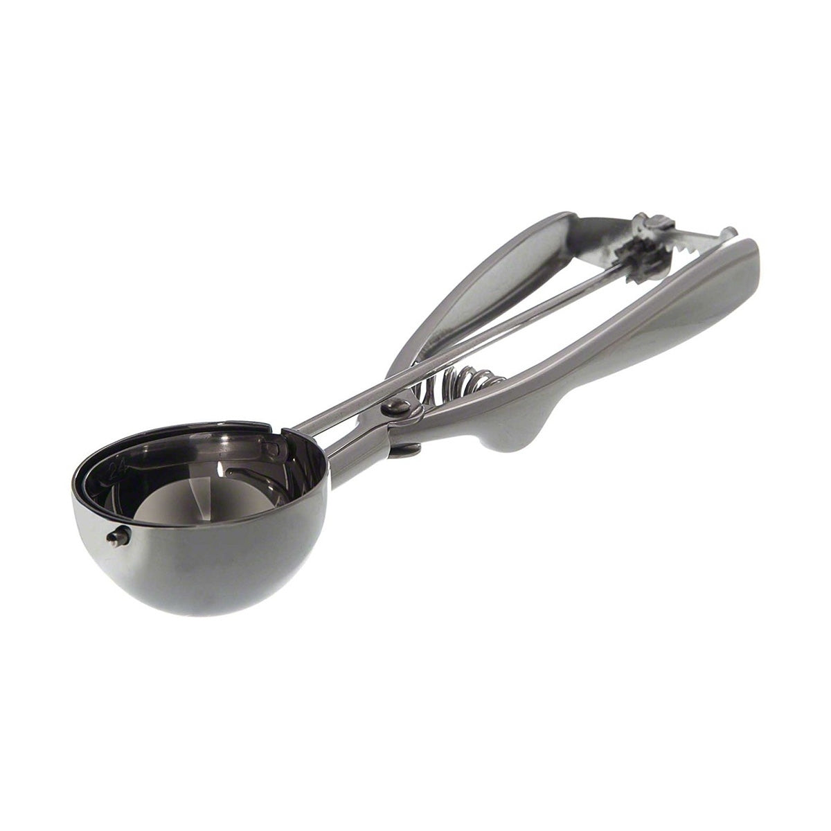Ambidextrous Squeeze Disher Size 24 (1.75 oz) - Professional Cookie Scoop & Ice Cream Scooper for Baking, Catering & Home Kitchen Use