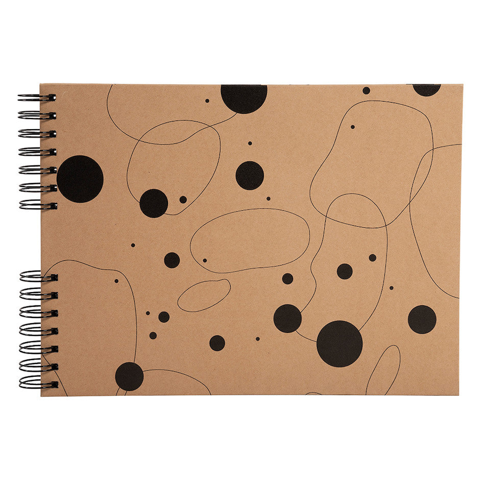 Exacompta Eterneco Wirebound Album - 50 Pages, 8.5 x 11 Inches, Black Hardcover Notebook for Office, School & Journaling - Perfect for Business Meetings, Note Taking & Creative Projects
