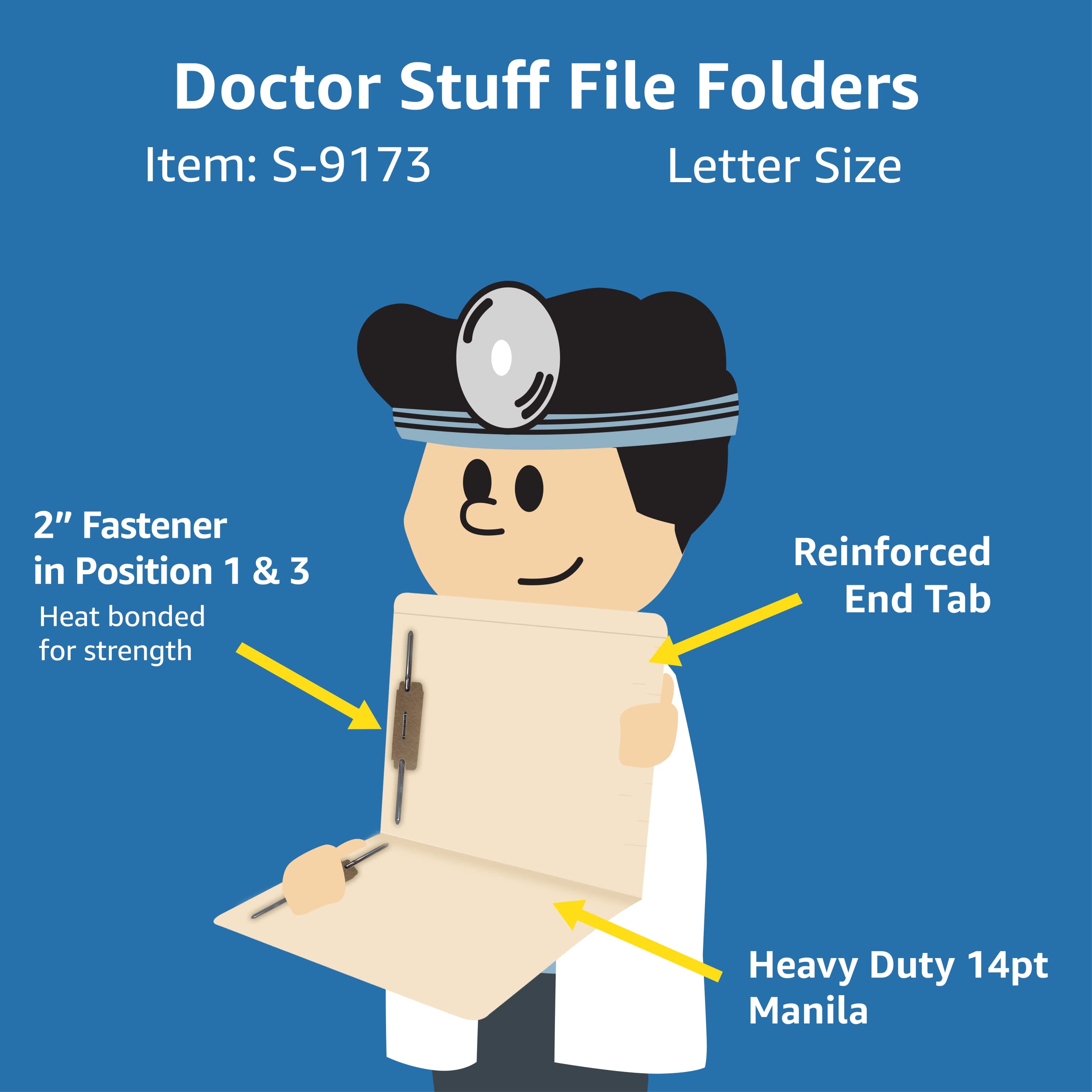 Premium Top Tab Manila File Folders - 2