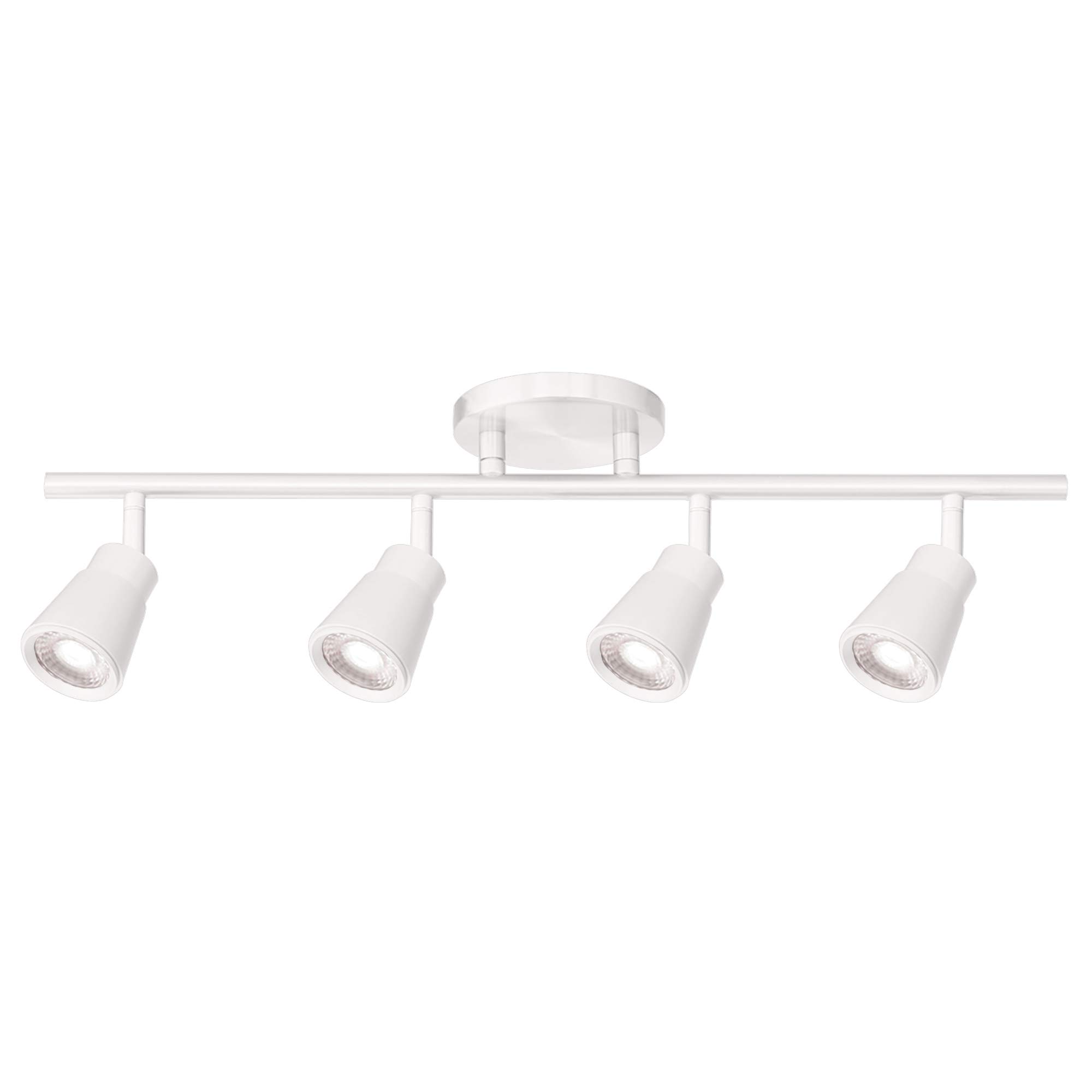 WAC Lighting Solo 4-Light LED Energy Star Certified Fixed Rail System 3000K Warm White - Perfect for Kitchen, Dining Room & Retail Lighting