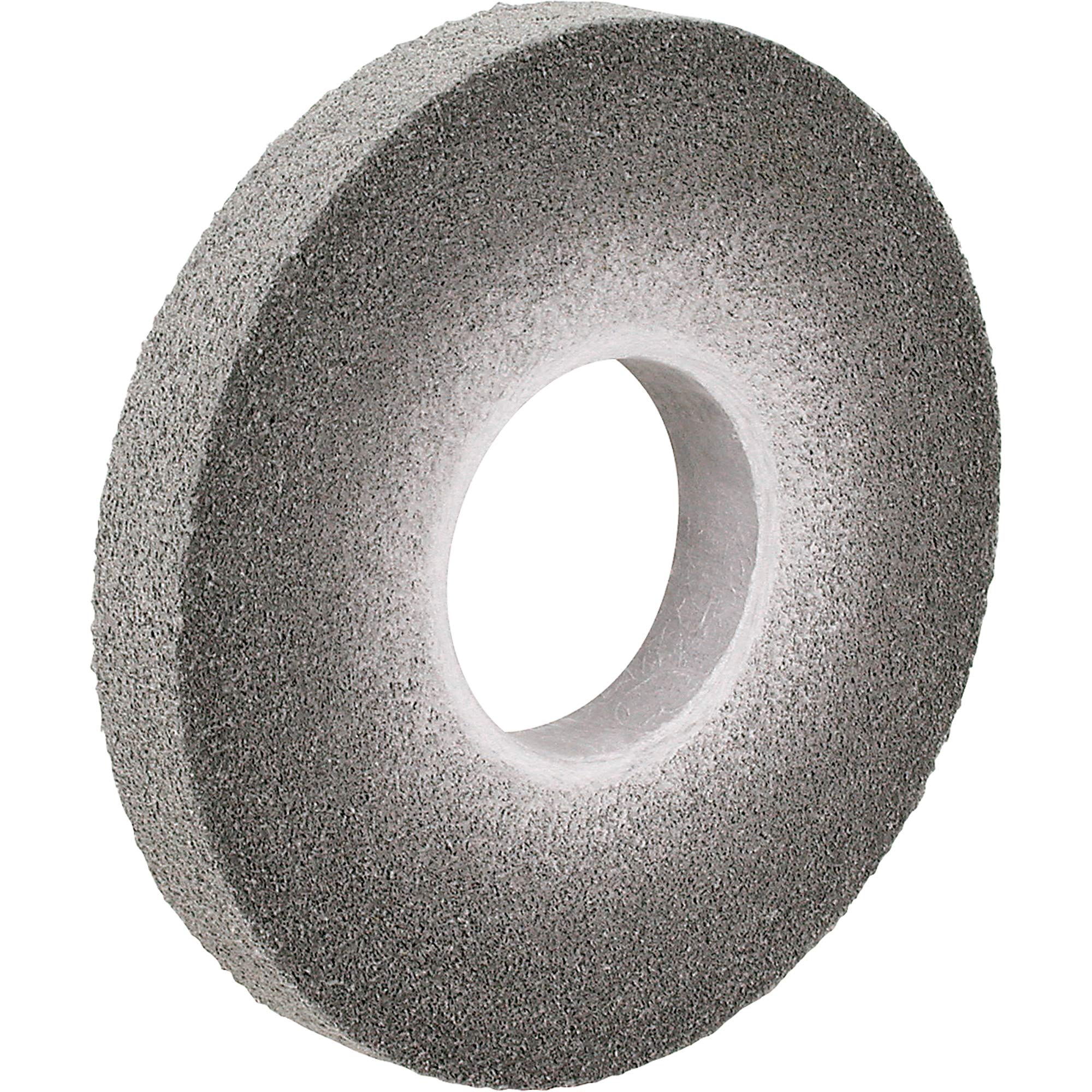 3M Scotch-Brite EXL Deburring Wheel - 8 Inch x 2 Inch x 3 Inch Medium Grit Gray Abrasive Wheel for Metal Finishing & Deburring - Perfect for Automotive, Welding & Industrial Applications