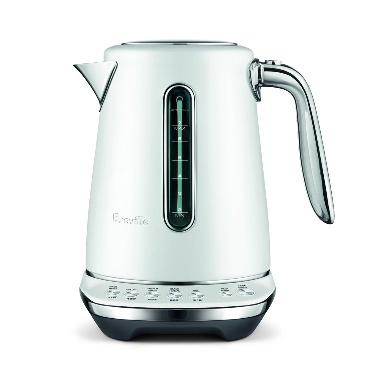 Breville Smart Kettle Luxe - Fast Boiling Electric Kettle with Temperature Control & Keep Warm Function - Perfect for Tea, Coffee & Pour Over Brewing at Home or Office