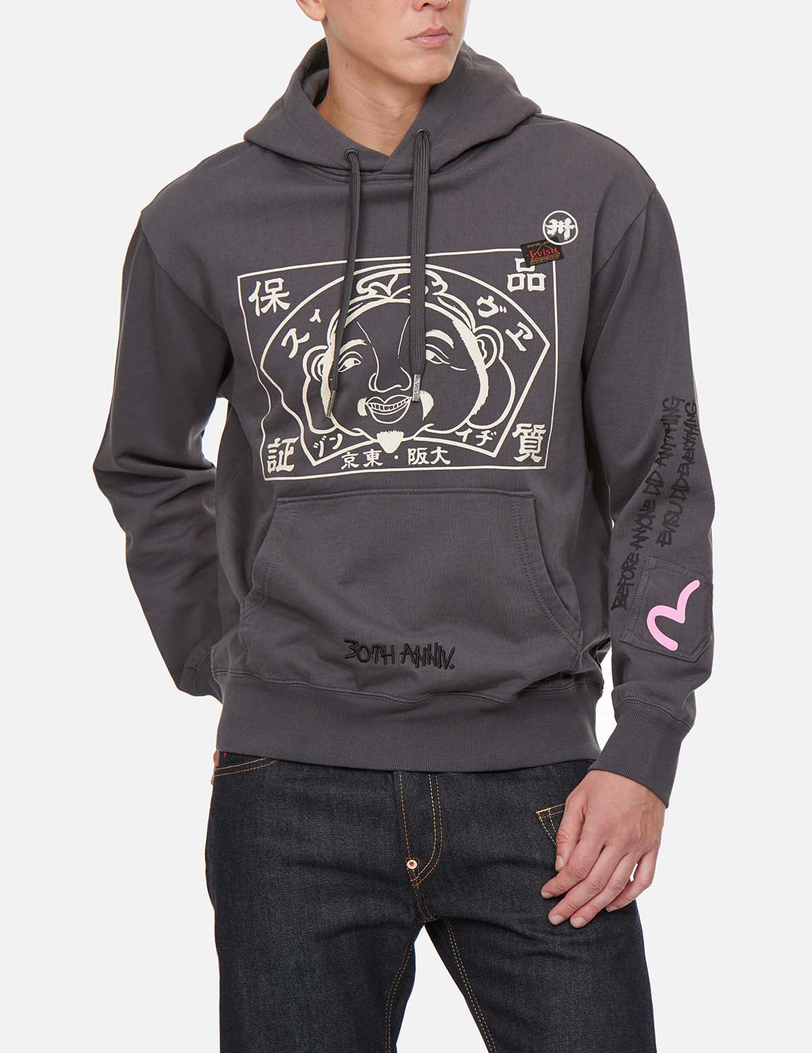 30th Anniversary Capsule Collection Hooded Sweatshirt with Multiple Pockets - Stylish & Functional Pullover for Men & Women | Perfect for Casual Wear, Outdoor Activities & Travel