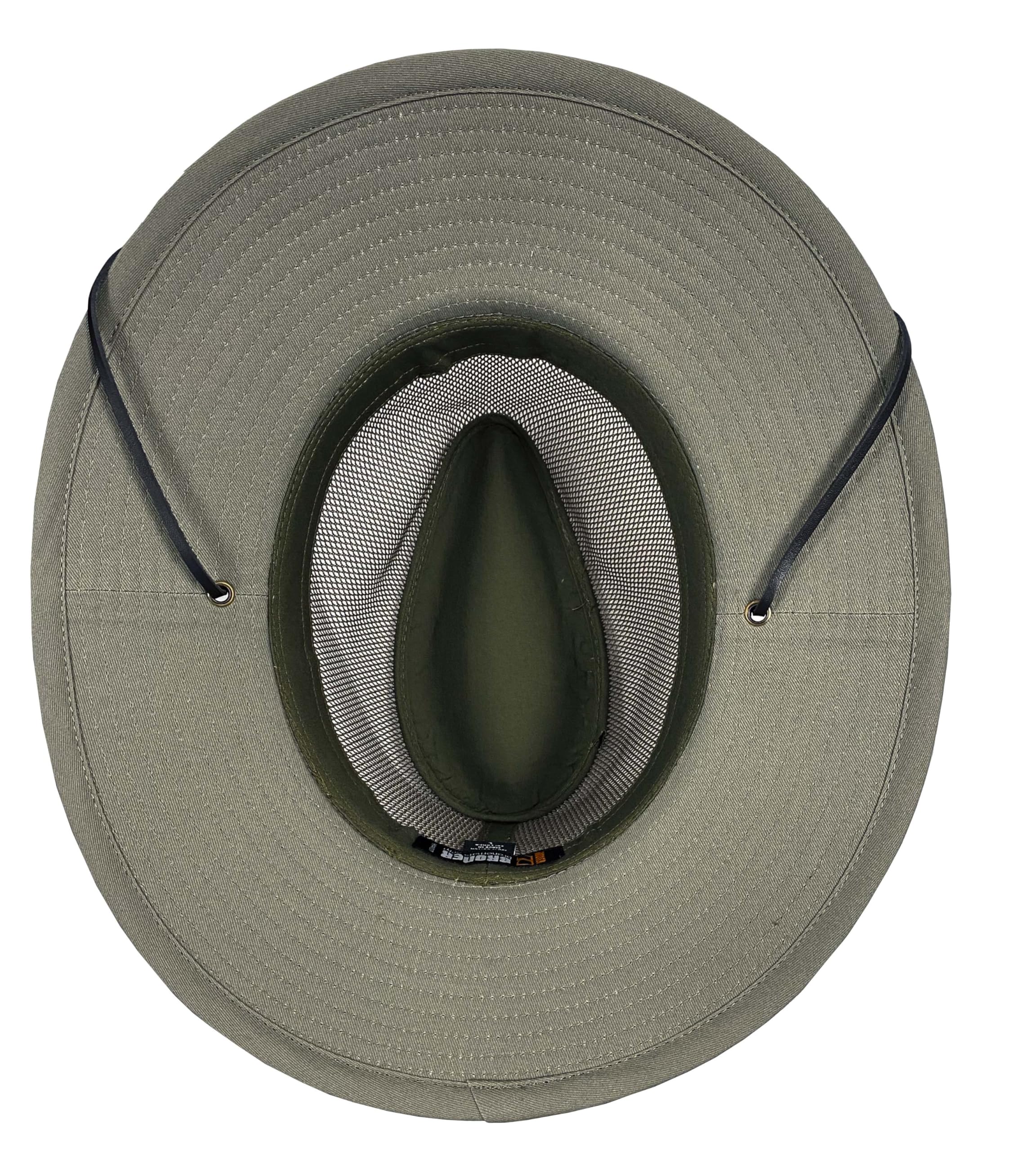 Broner Solarweave Breezer Hat for Men - Mesh Crown & Chinstrap for Outdoor Activities