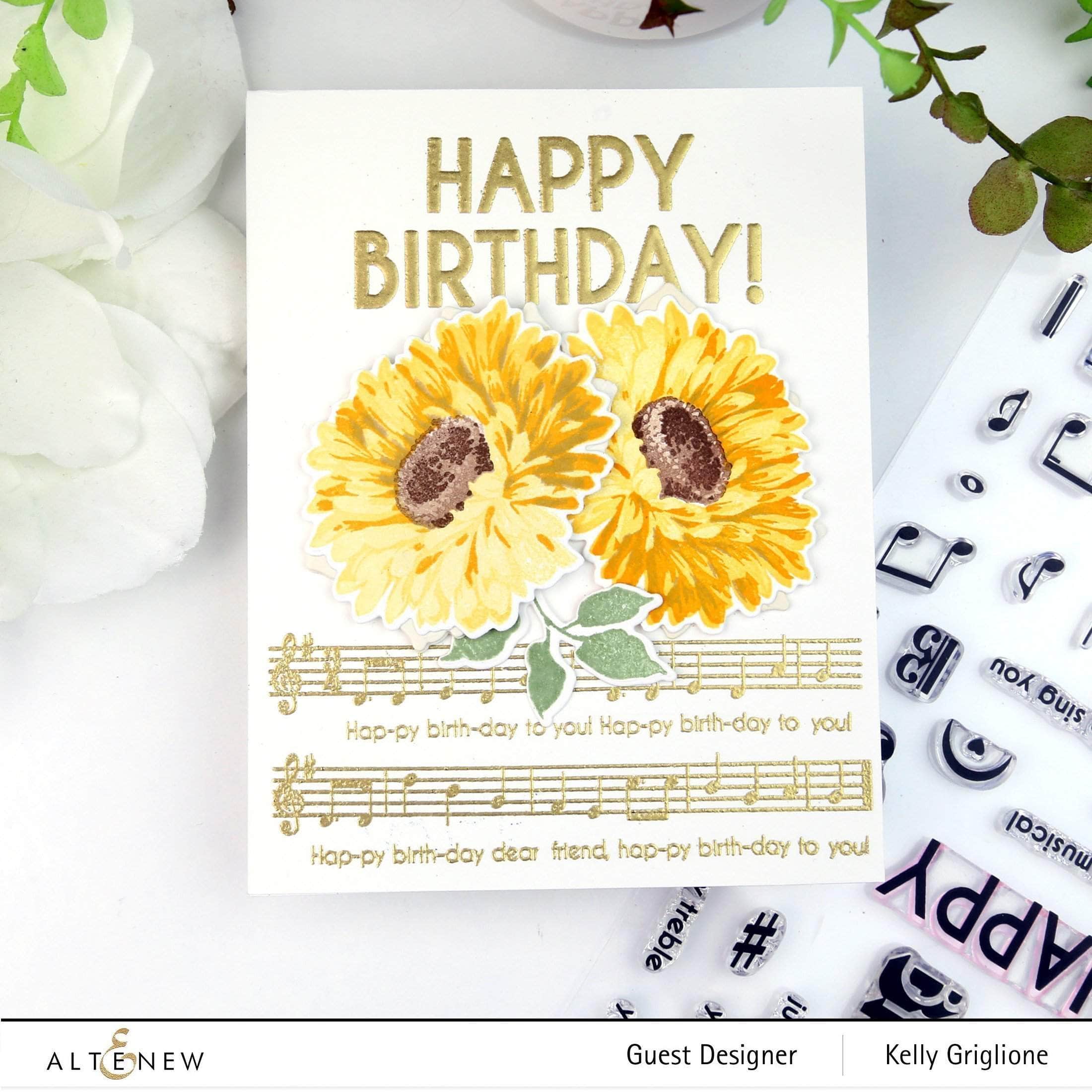 Happy Birthday Stamp Set for DIY Greeting Cards, Scrapbooking & Party Invitations - Perfect for Handmade Crafts & Personalized Gifts