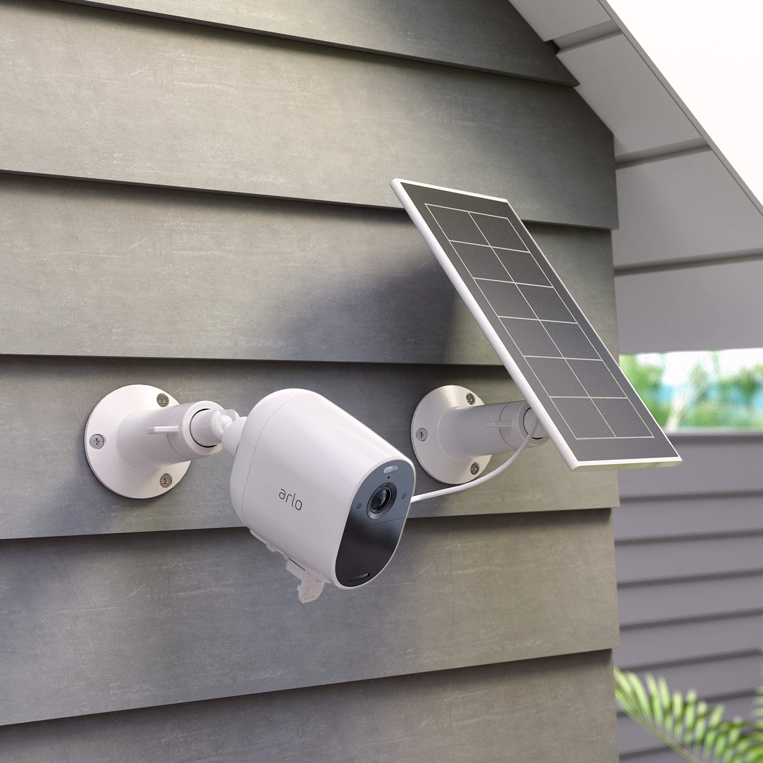 Arlo Essential Solar Panel Charger - Weatherproof Outdoor Power Supply with 8ft Cable & Adjustable Mount - Compatible with Arlo Essential/XL Cameras (VMA3600) - Perfect for Home Security & 24/7 Surveillance