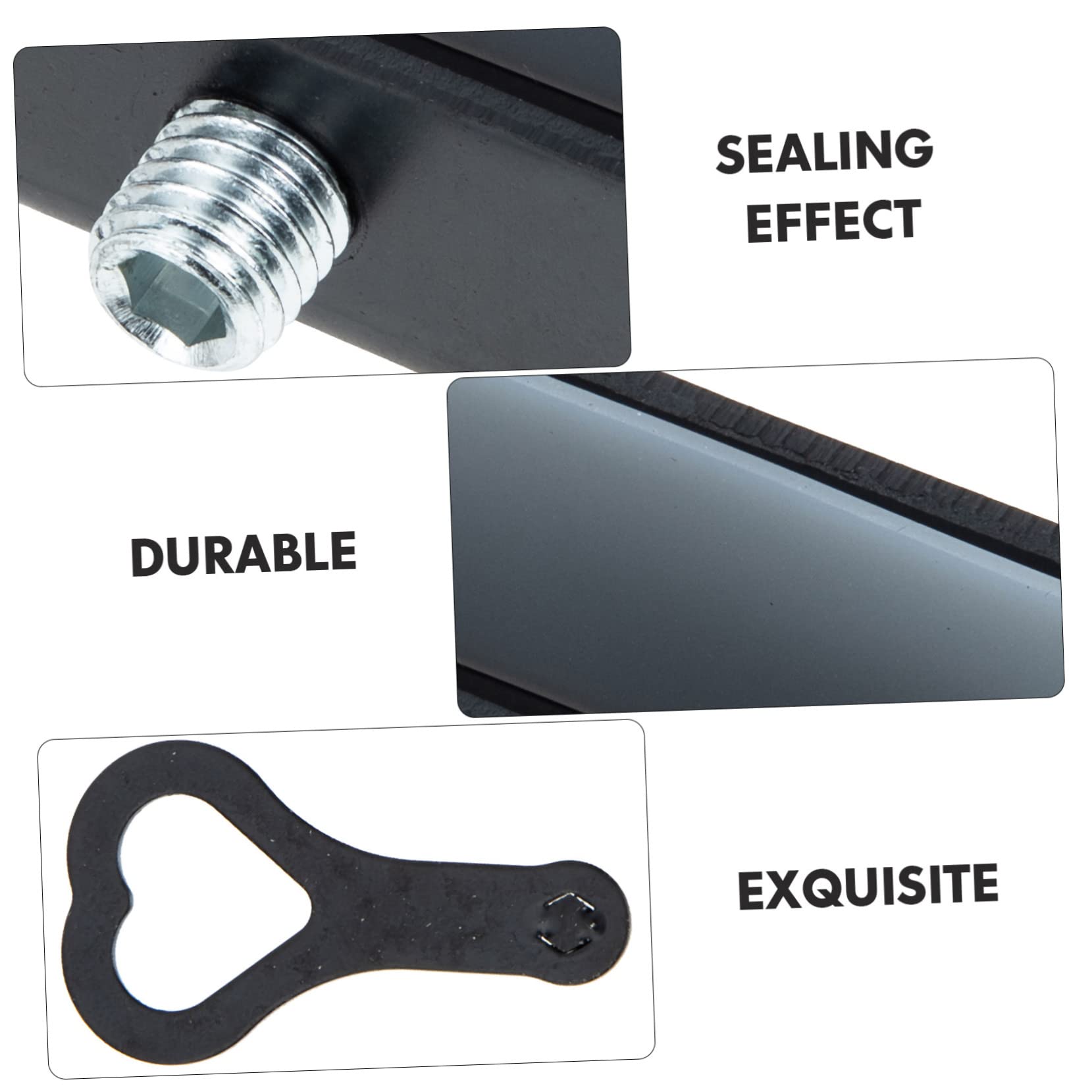 ORFOFE 3-Pack Sliding Window Security Locks - Child Safety Locks & Catches for Doors & Windows - Durable Aluminum Alloy (Black) - Perfect for Home Security & Pet Safety