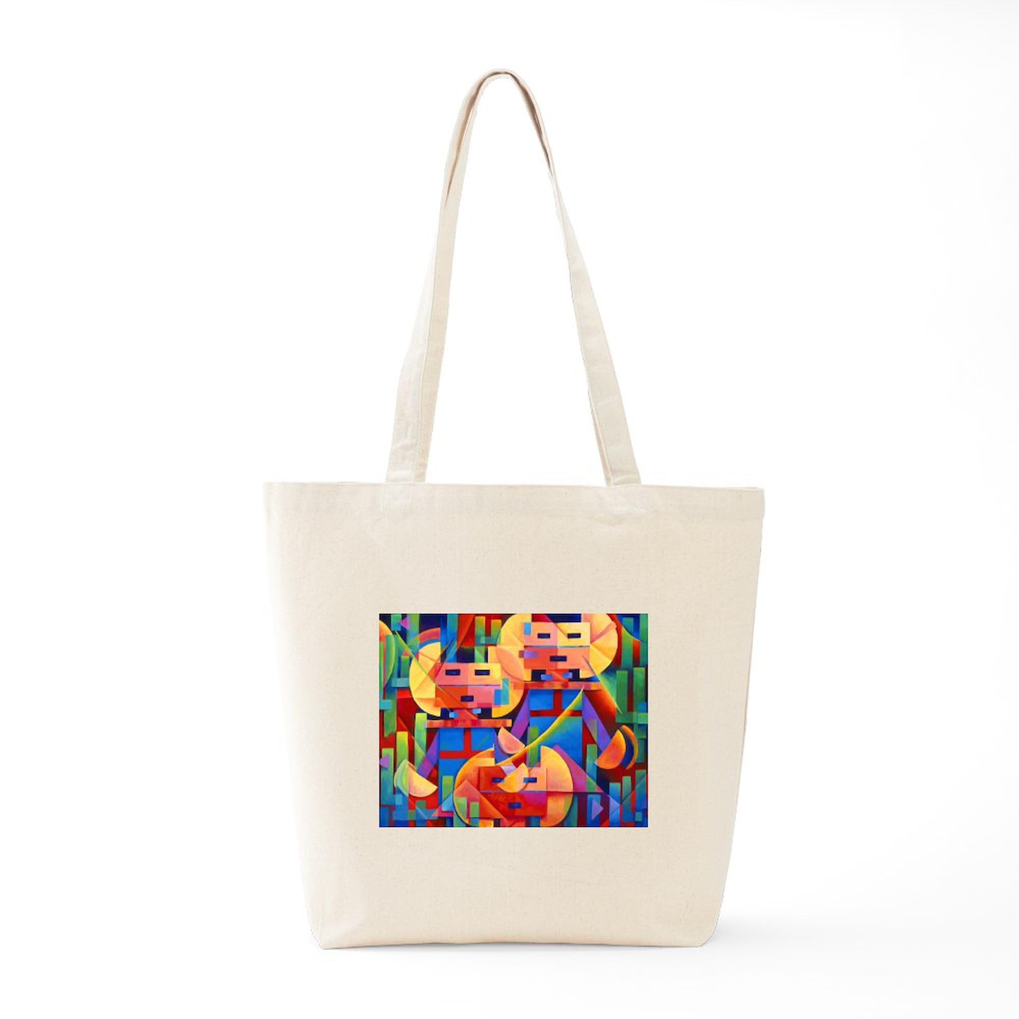 Cactus Spirits' Natural Canvas Tote Bag - Eco-Friendly Reusable Shopping Bag for Groceries, Beach & Daily Use | CafePress